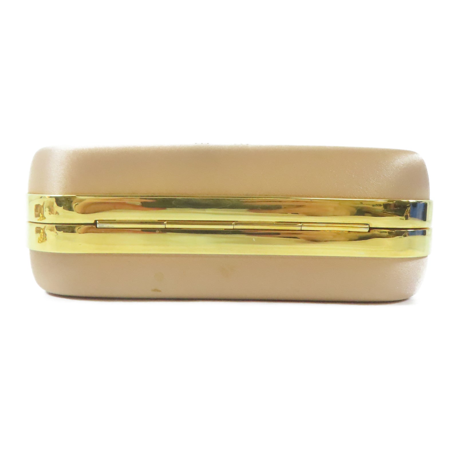 Miu Miu Satin Clutch Box金扣鏈帶肩背袋粉紅色