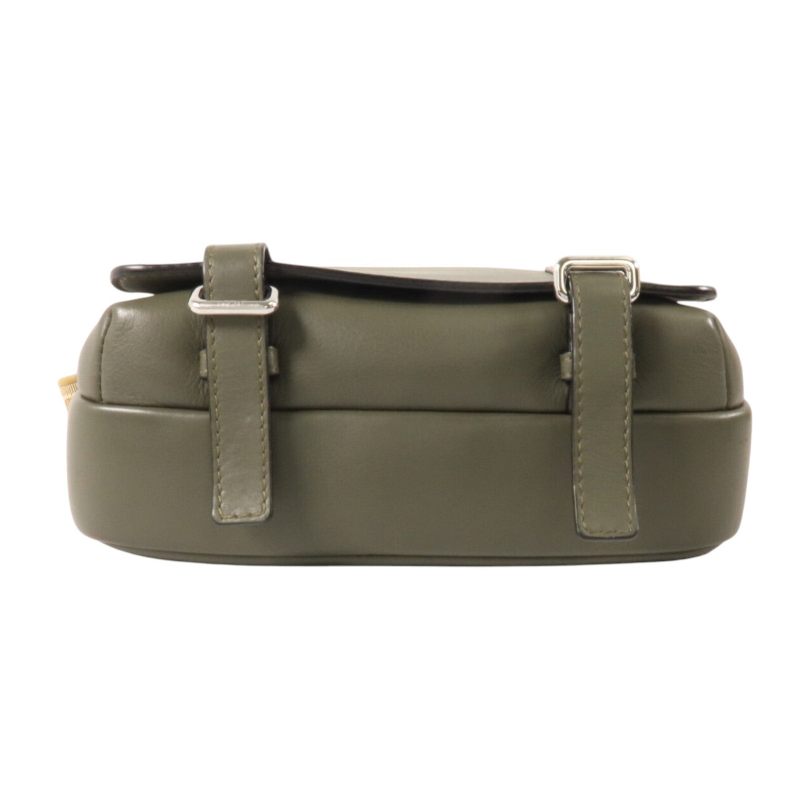 LOEWE 牛皮皮革Military XS銀扣肩背袋