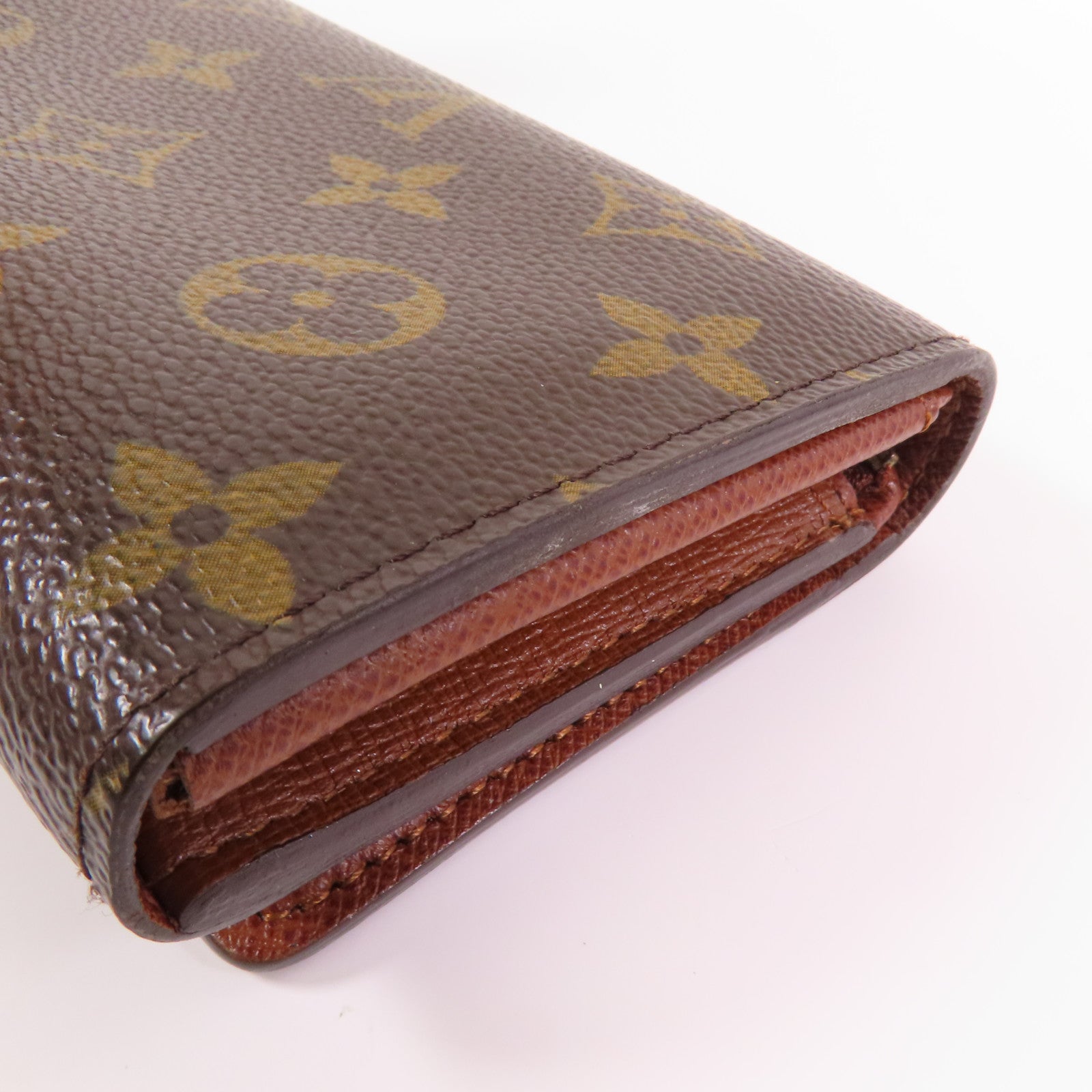 LOUIS VUITTON Monogram Porte Monnaie Wallet金扣短錢包