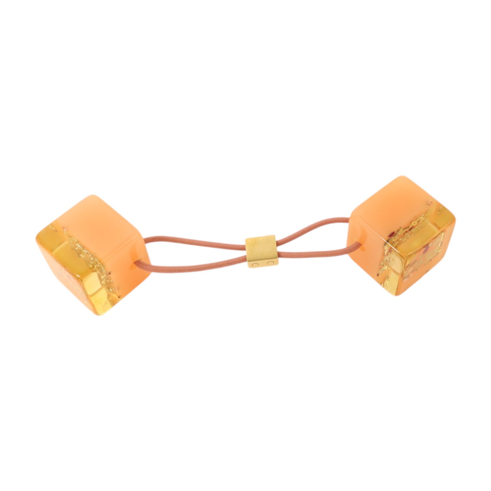 LOUIS VUITTON PVC Hair Cube金扣髮圈