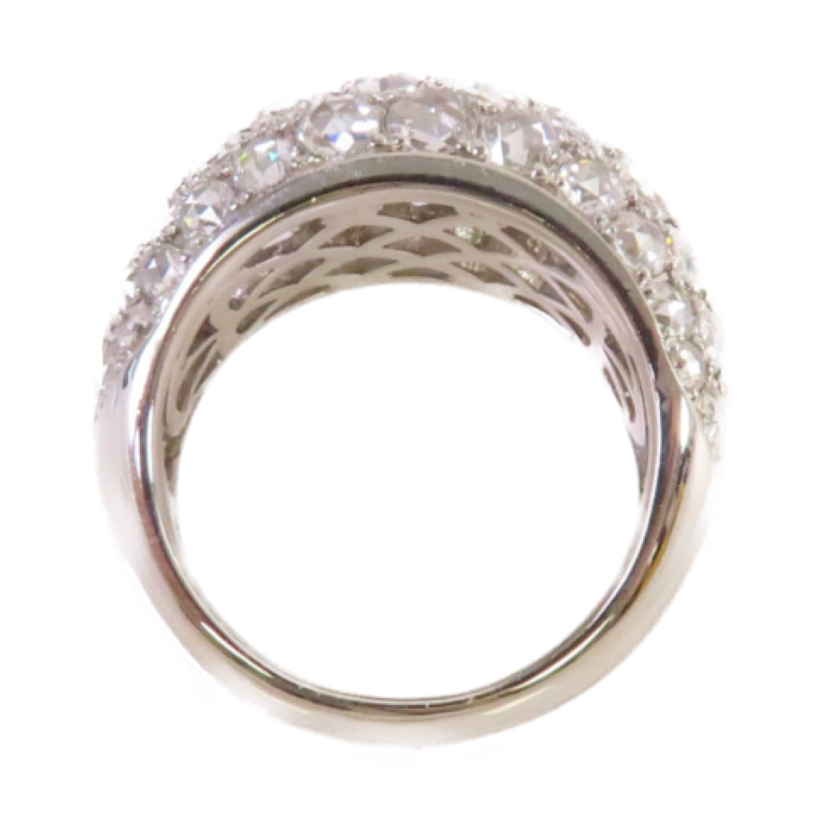 JEWELRY 【激減優惠】PT900鉑金/4.39ct鑽石Diamond Ring戒指US#7.5