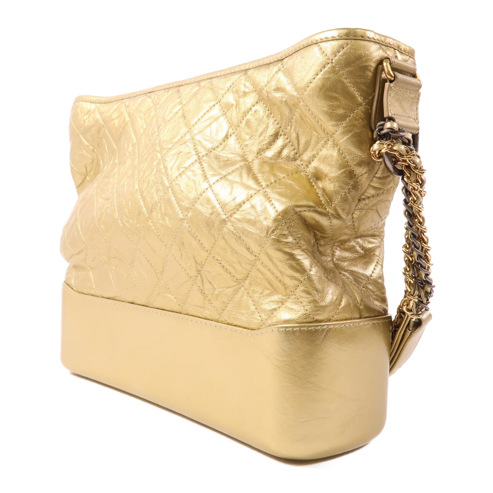 CHANEL 牛皮皮革Gabrielle鏈帶肩背袋