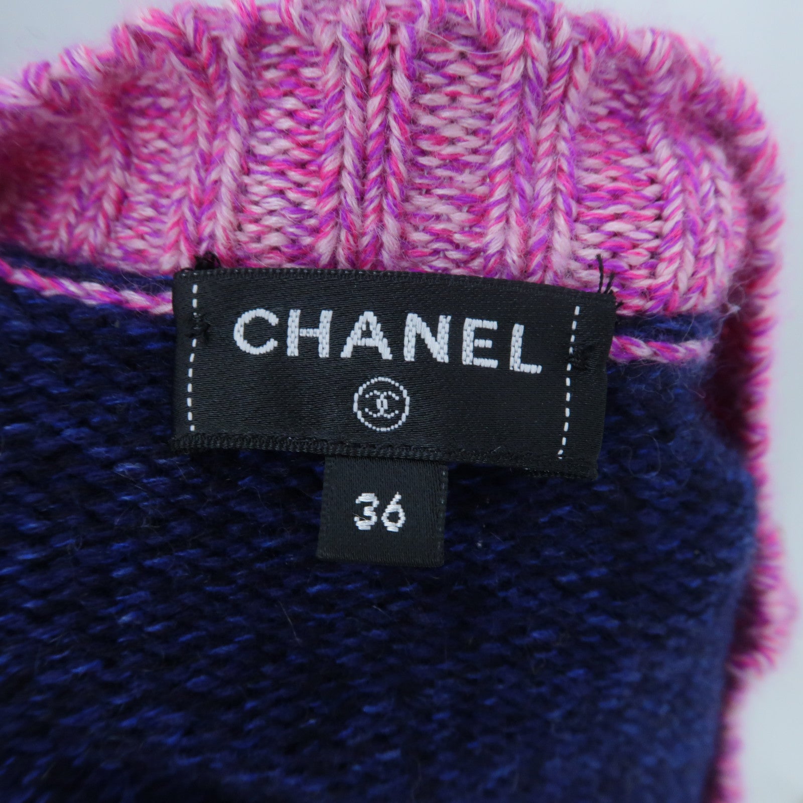 CHANEL Cashmere Cashmere Knit Top針織