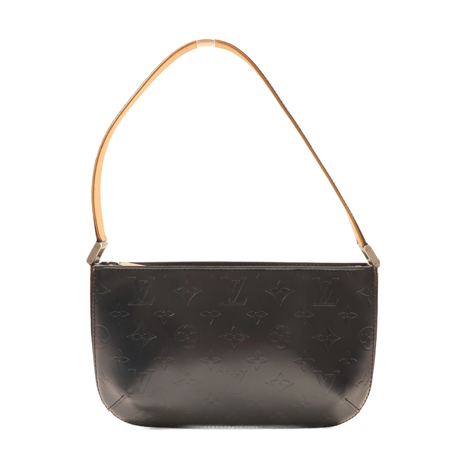 LOUIS VUITTON 牛皮皮革Matt Fowler Noir銀扣肩背袋