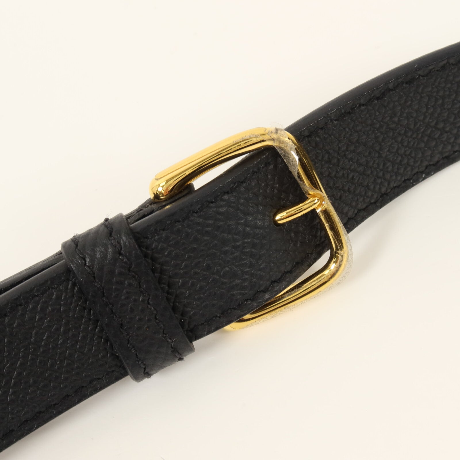 HERMES Epsom皮革Della Cavalleria Mini肩背袋Noir