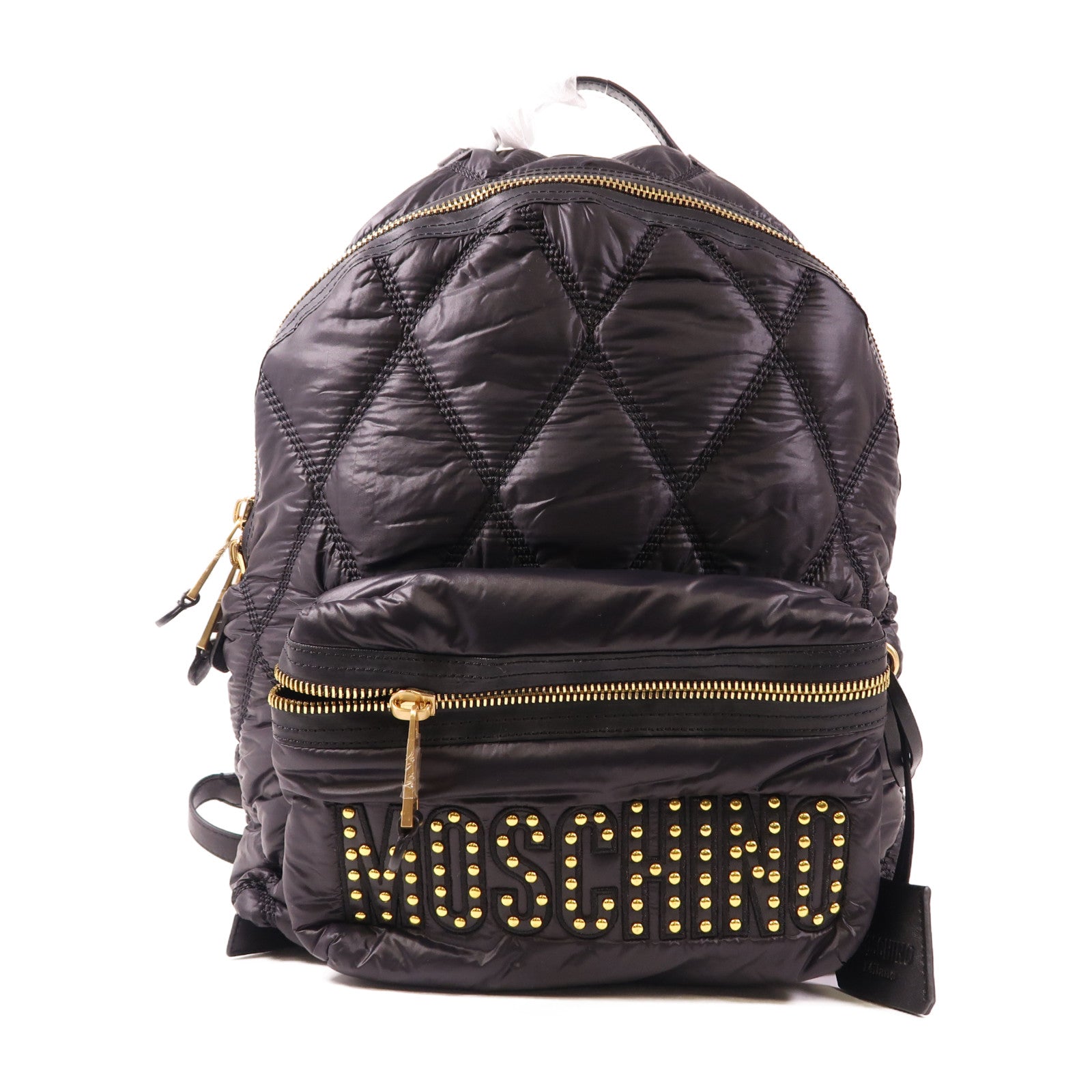 MOSCHINO 尼龍Backpack金扣背包
