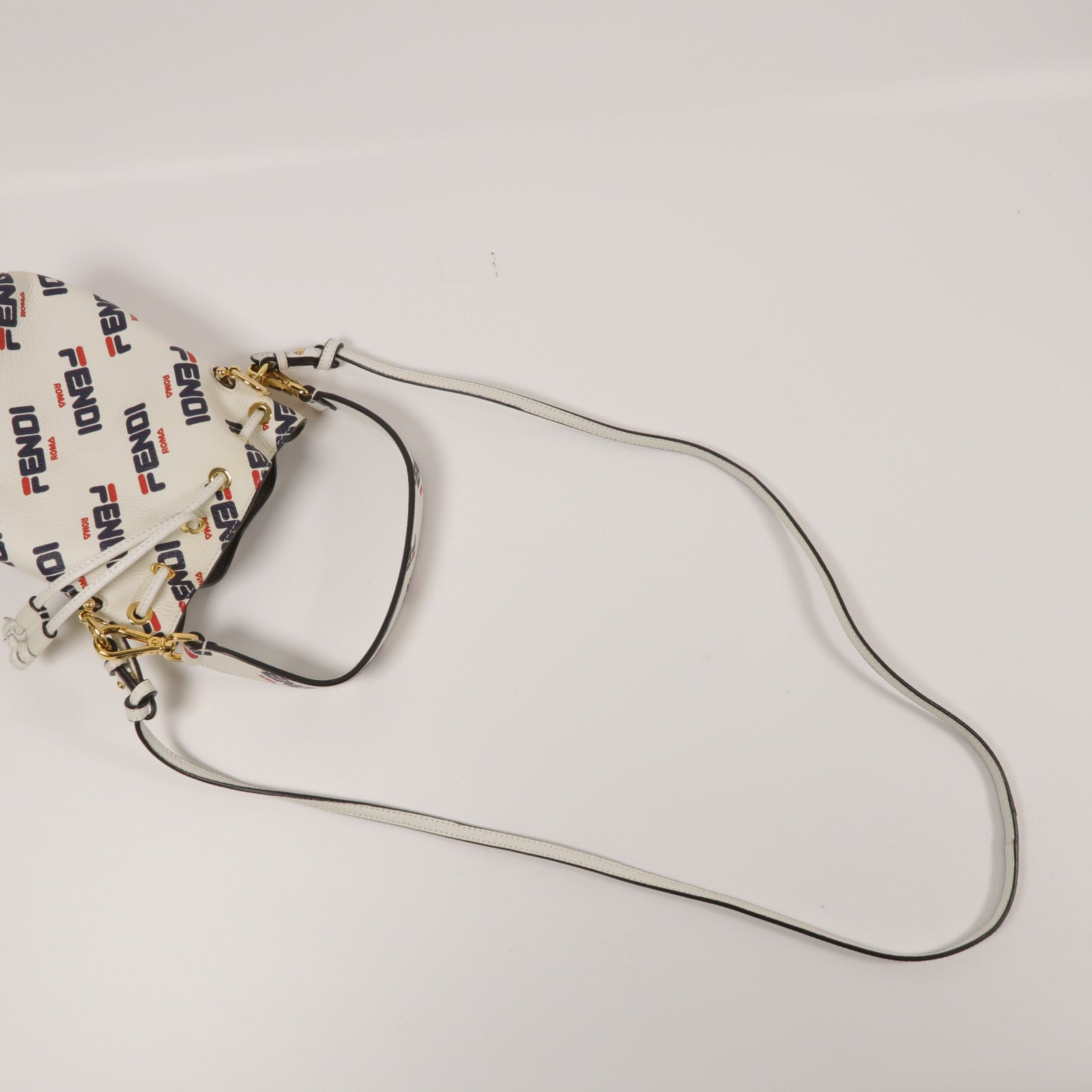 FENDI 【激減優惠】牛皮皮革Mon Tresor金扣手挽肩背兩用袋