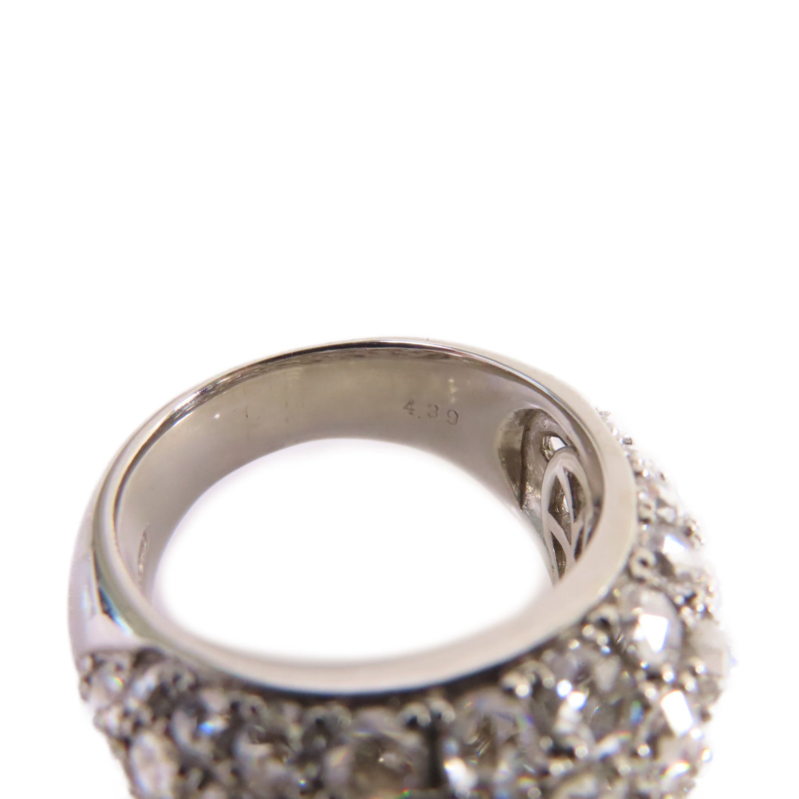 JEWELRY 【激減優惠】PT900鉑金/4.39ct鑽石Diamond Ring戒指US#7.5