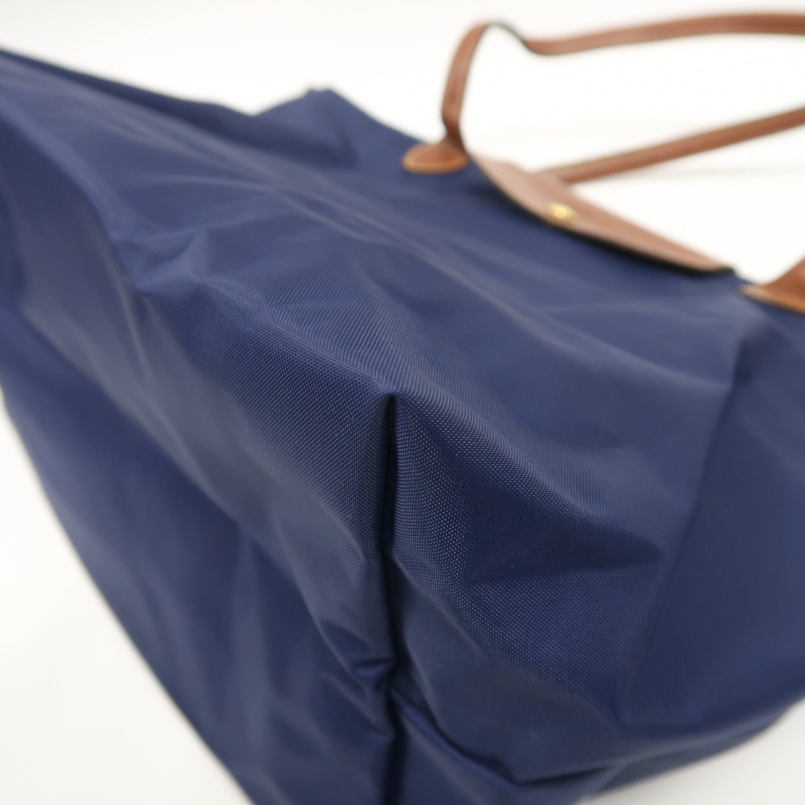 Longchamp 尼龍Shoulder Bag金扣肩背袋藍色