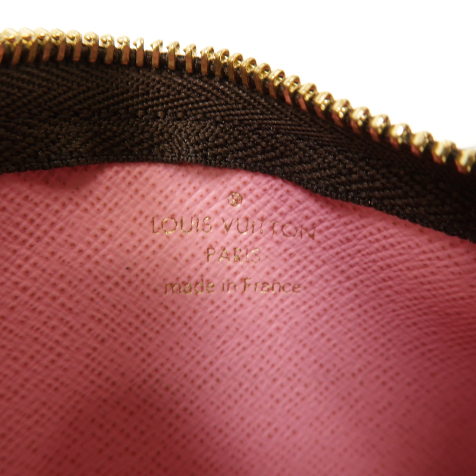 LOUIS VUITTON Monogram Coin/Key Case金扣零錢/鎖匙包啡色