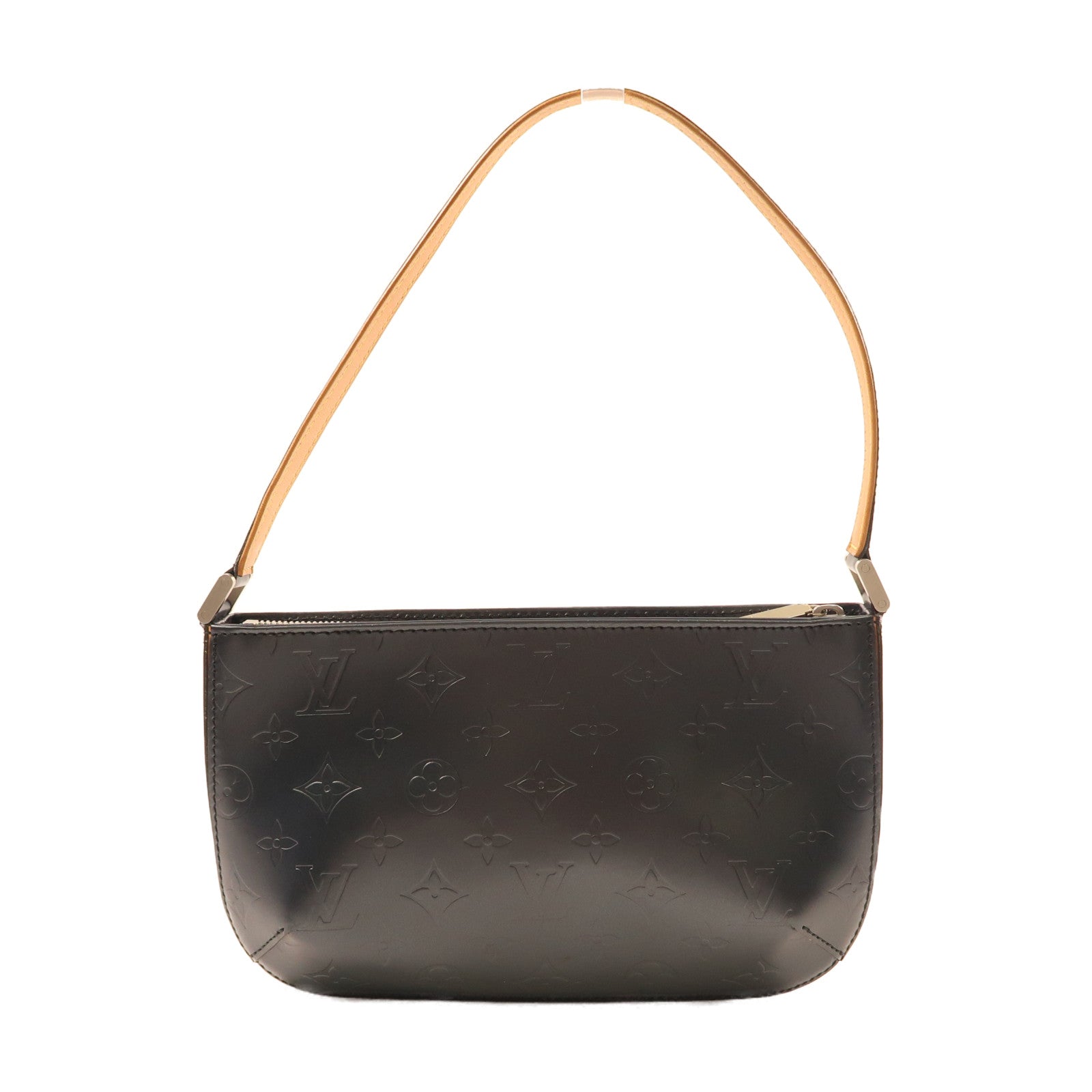 LOUIS VUITTON 牛皮皮革Matt Fowler Noir銀扣肩背袋