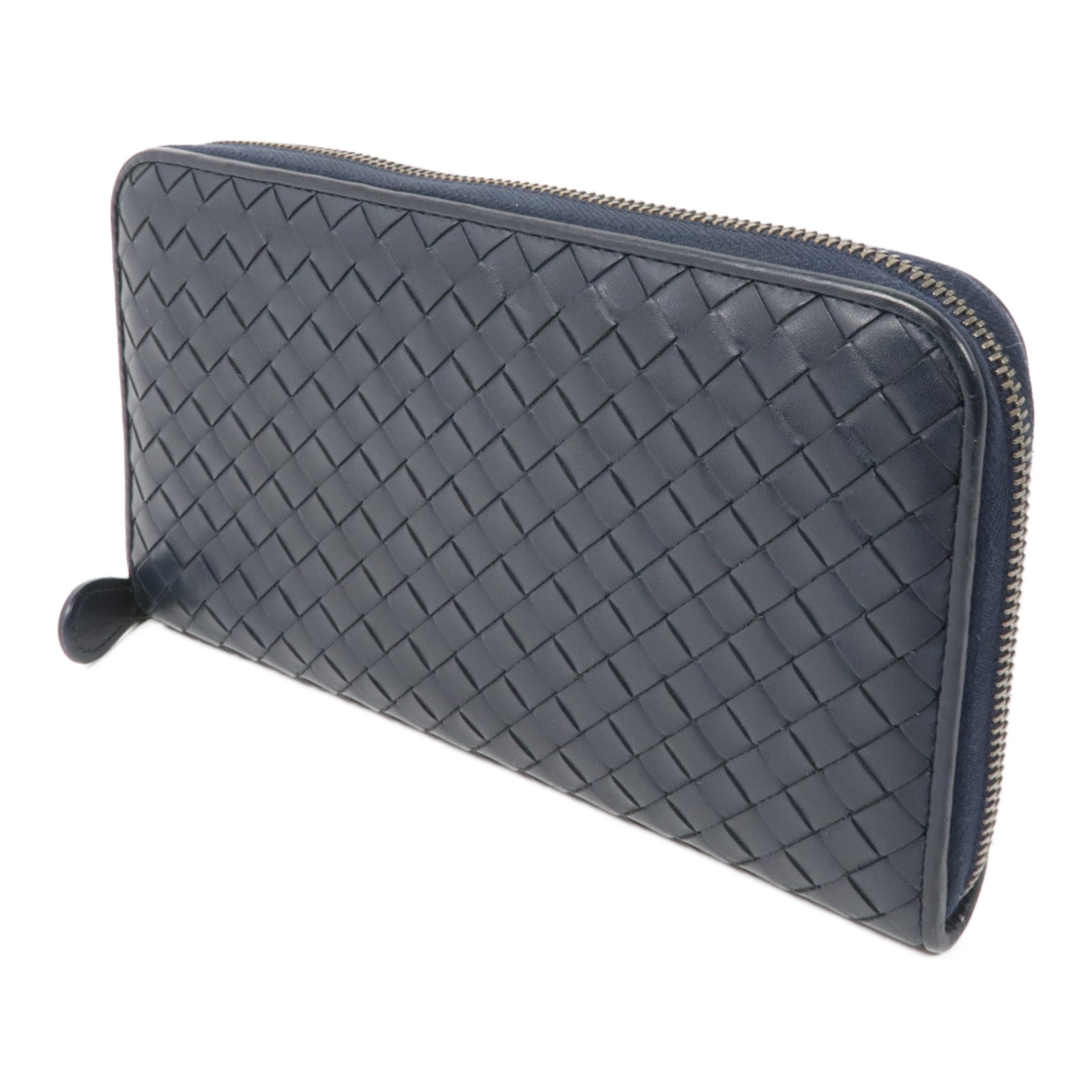BOTTEGA VENETA 織紋皮革Zipped Long Wallet長錢包