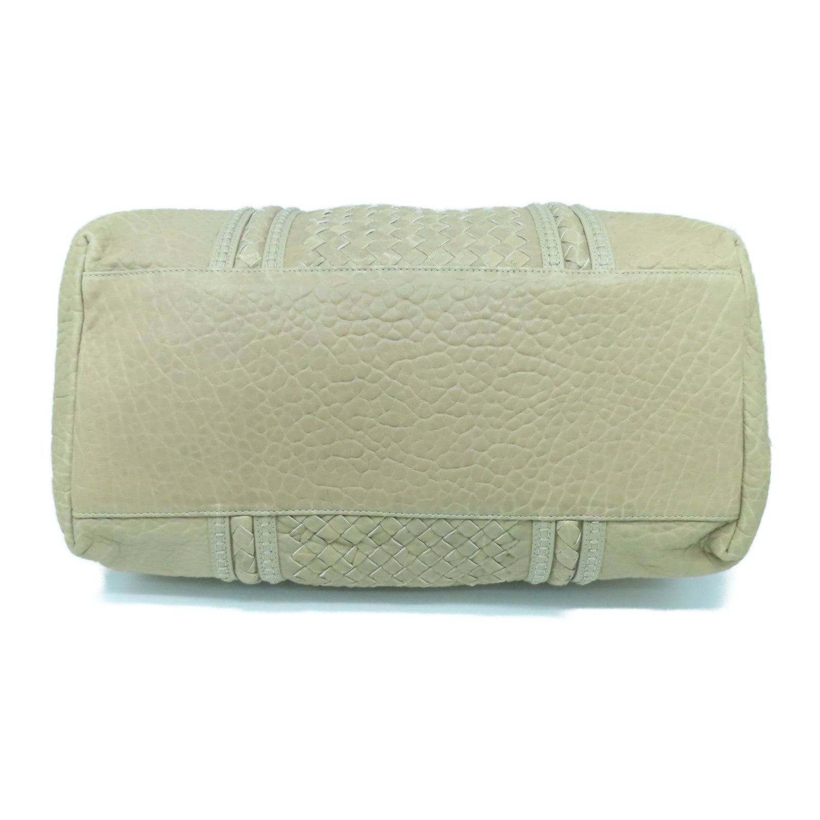 BOTTEGA VENETA 【激減優惠】皮革Handbag銀扣手挽袋粉紅色