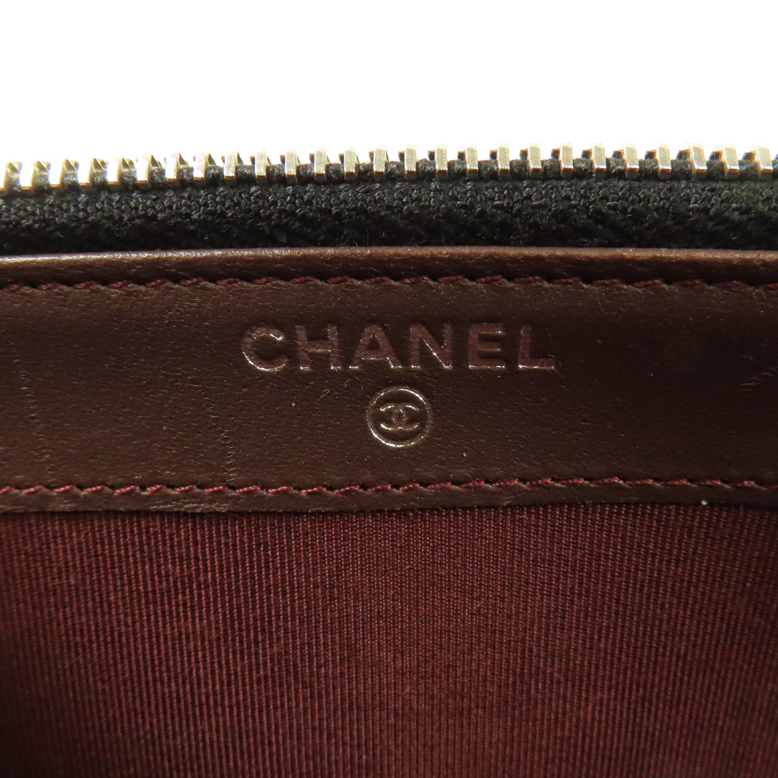 CHANEL 羊皮皮革Shoulder Bag銀扣鏈帶肩背袋