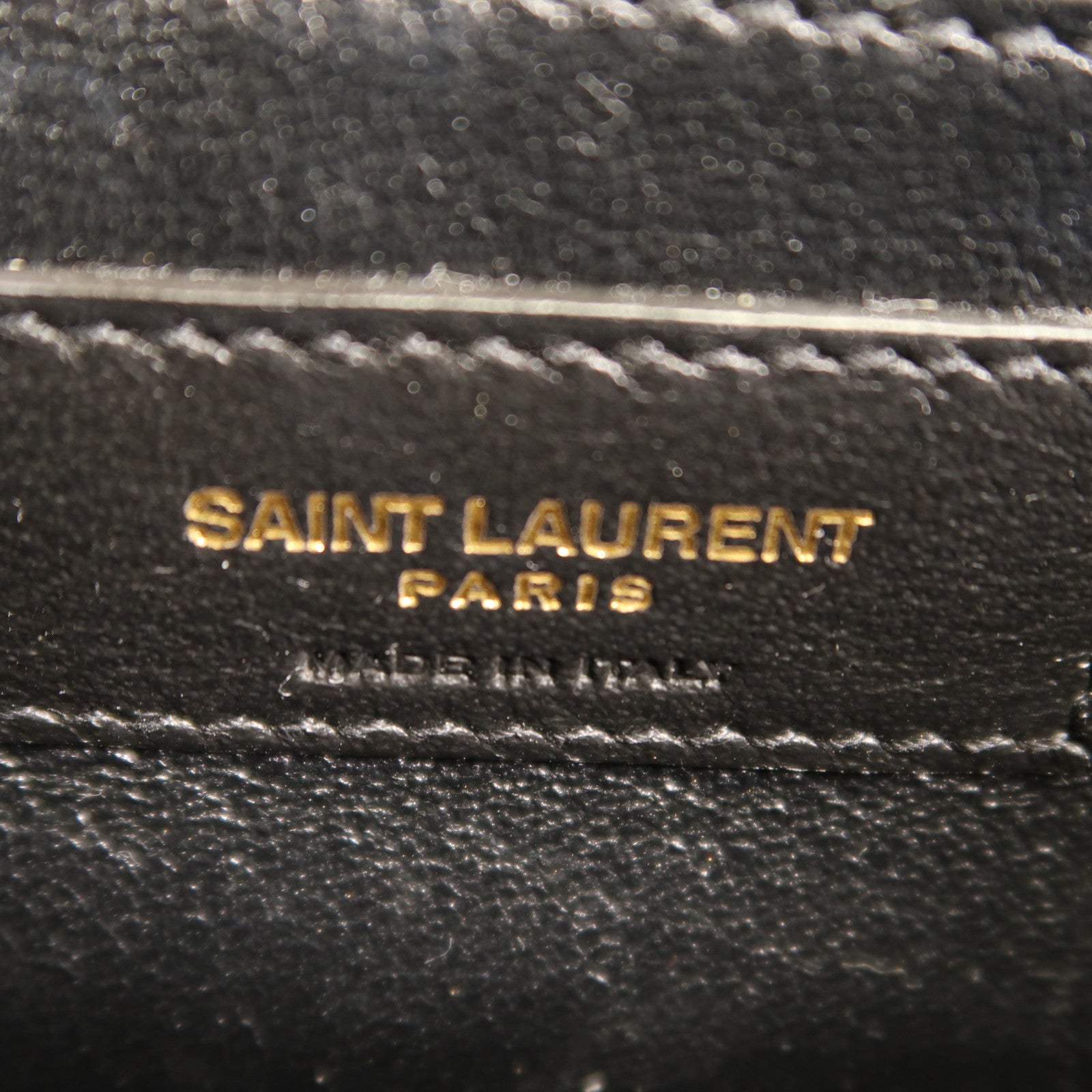 YVES SAINT LAURENT 牛皮皮革Envelope Flap Bag Small金扣鏈帶肩背袋