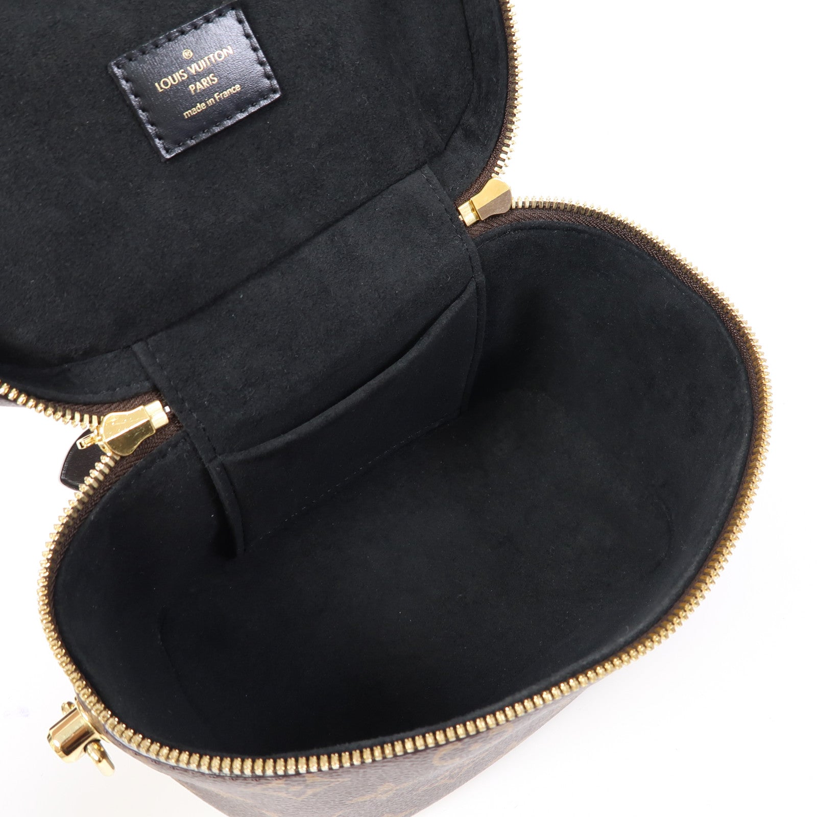 LOUIS VUITTON 【激減優惠】Monogram Vanity PM金扣手挽肩背兩用袋啡色