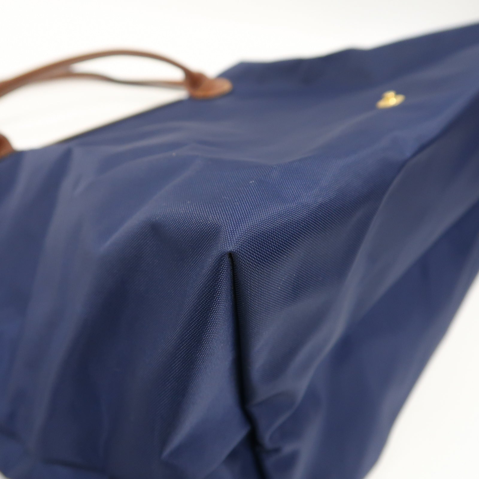 Longchamp 尼龍Shoulder Bag金扣肩背袋藍色