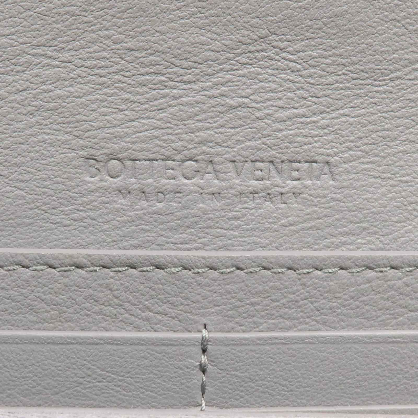 BOTTEGA VENETA 【激減優惠】織紋皮革Long Wallet金扣長錢包