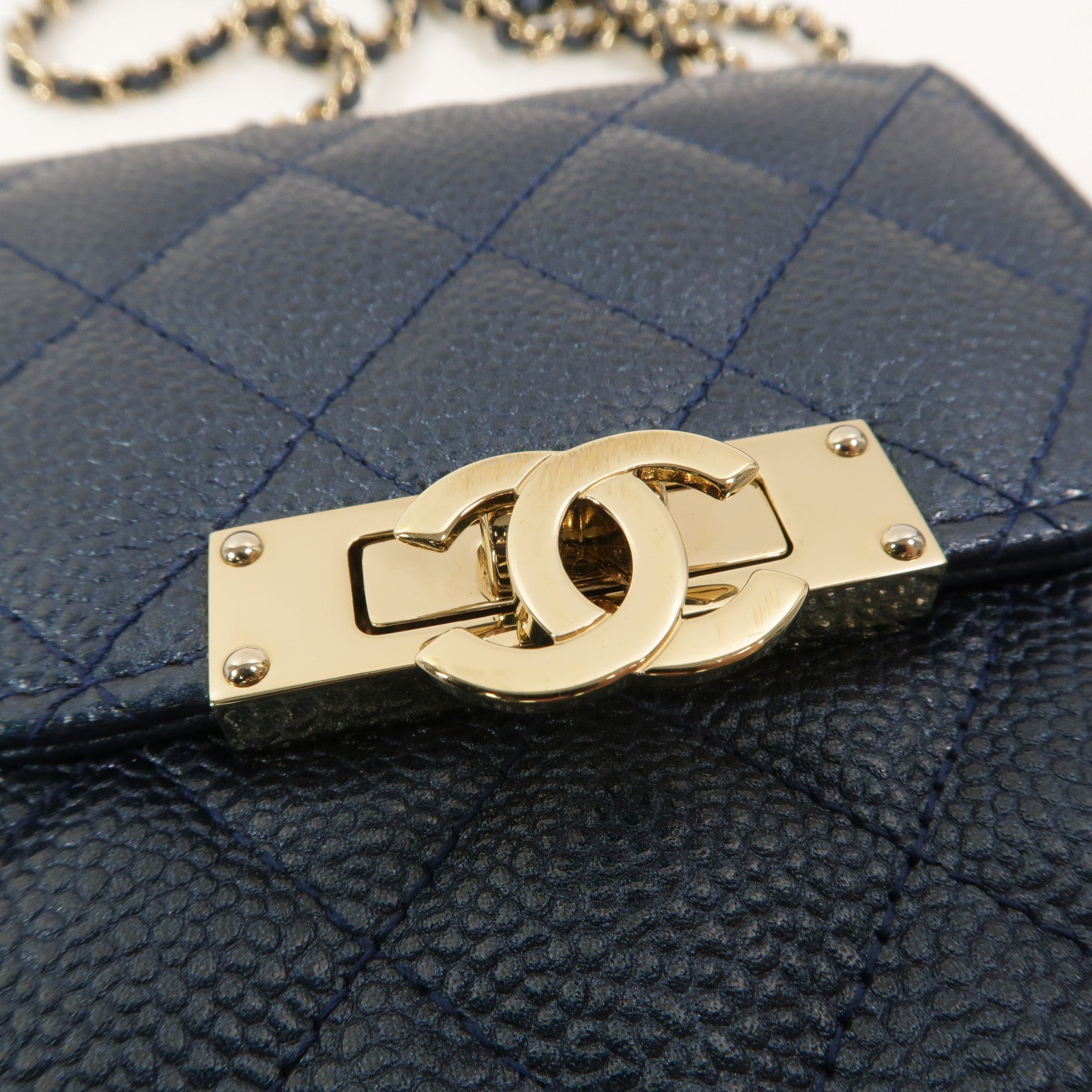 CHANEL 牛皮皮革Phone Holder With Chain肩背袋