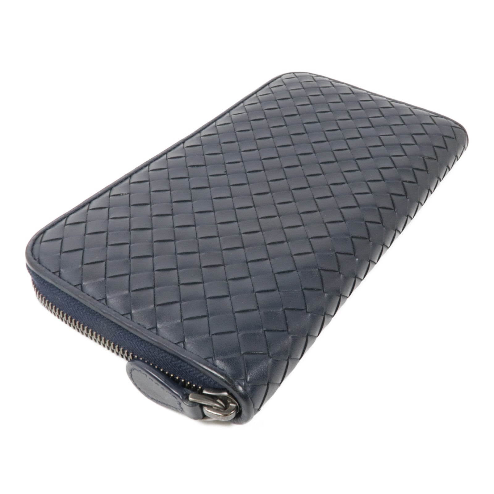BOTTEGA VENETA 織紋皮革Zipped Long Wallet長錢包