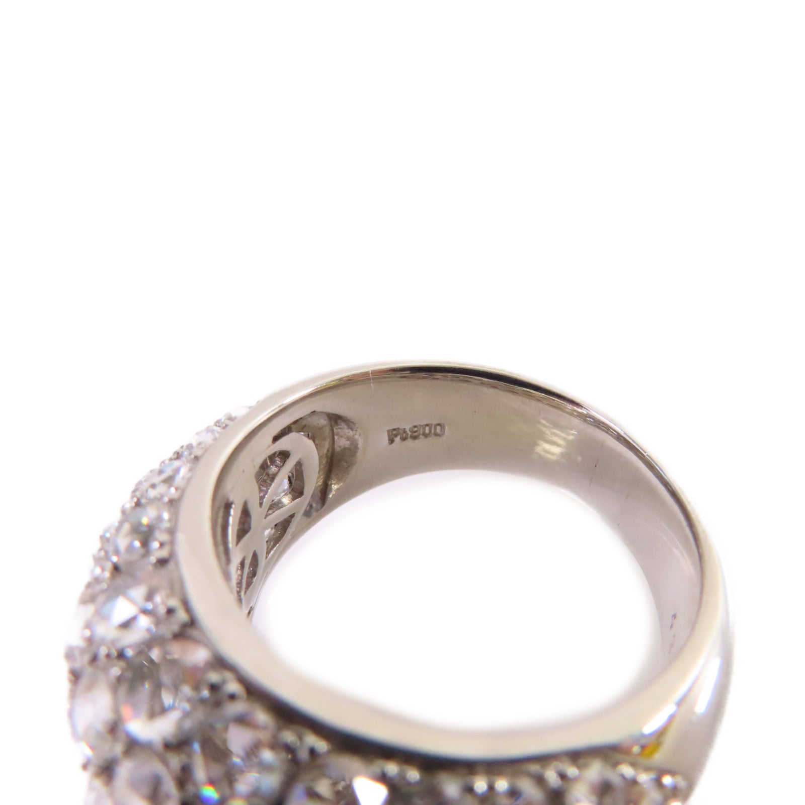 JEWELRY 【激減優惠】PT900鉑金/4.39ct鑽石Diamond Ring戒指US#7.5