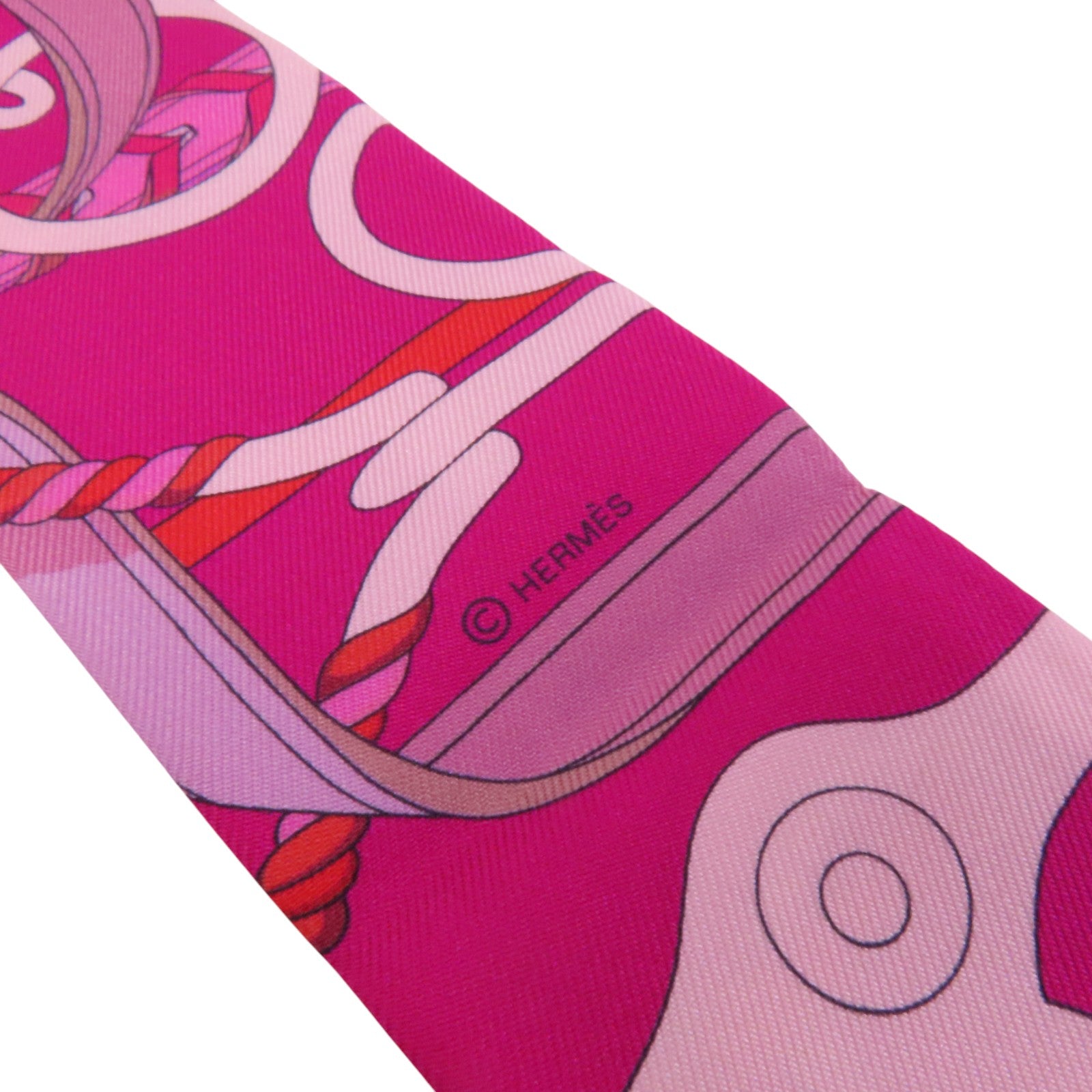 HERMES 絲質Twilly Scarf絲巾