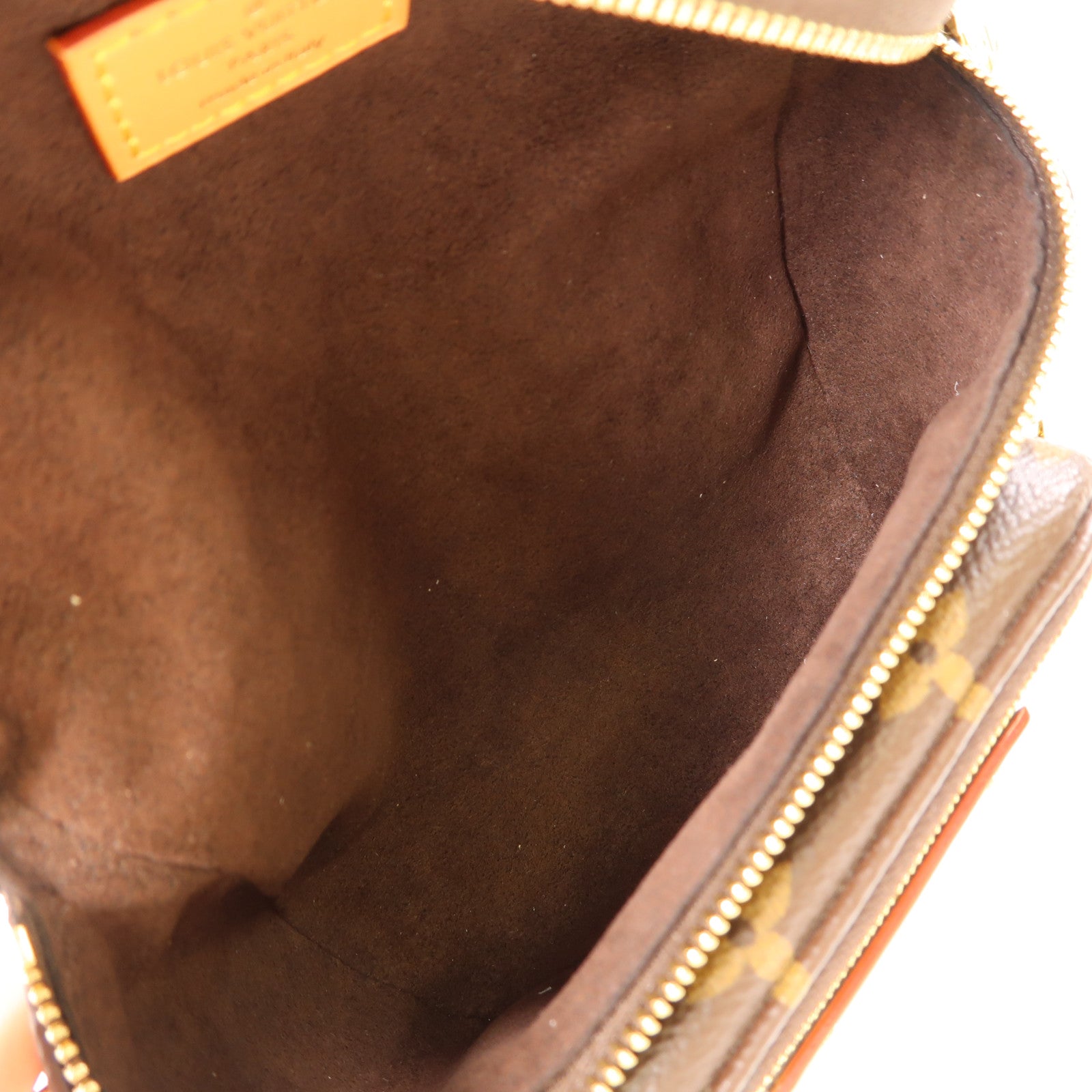 LOUIS VUITTON Monogram Mini Bumbag金扣手挽肩背兩用袋棕色