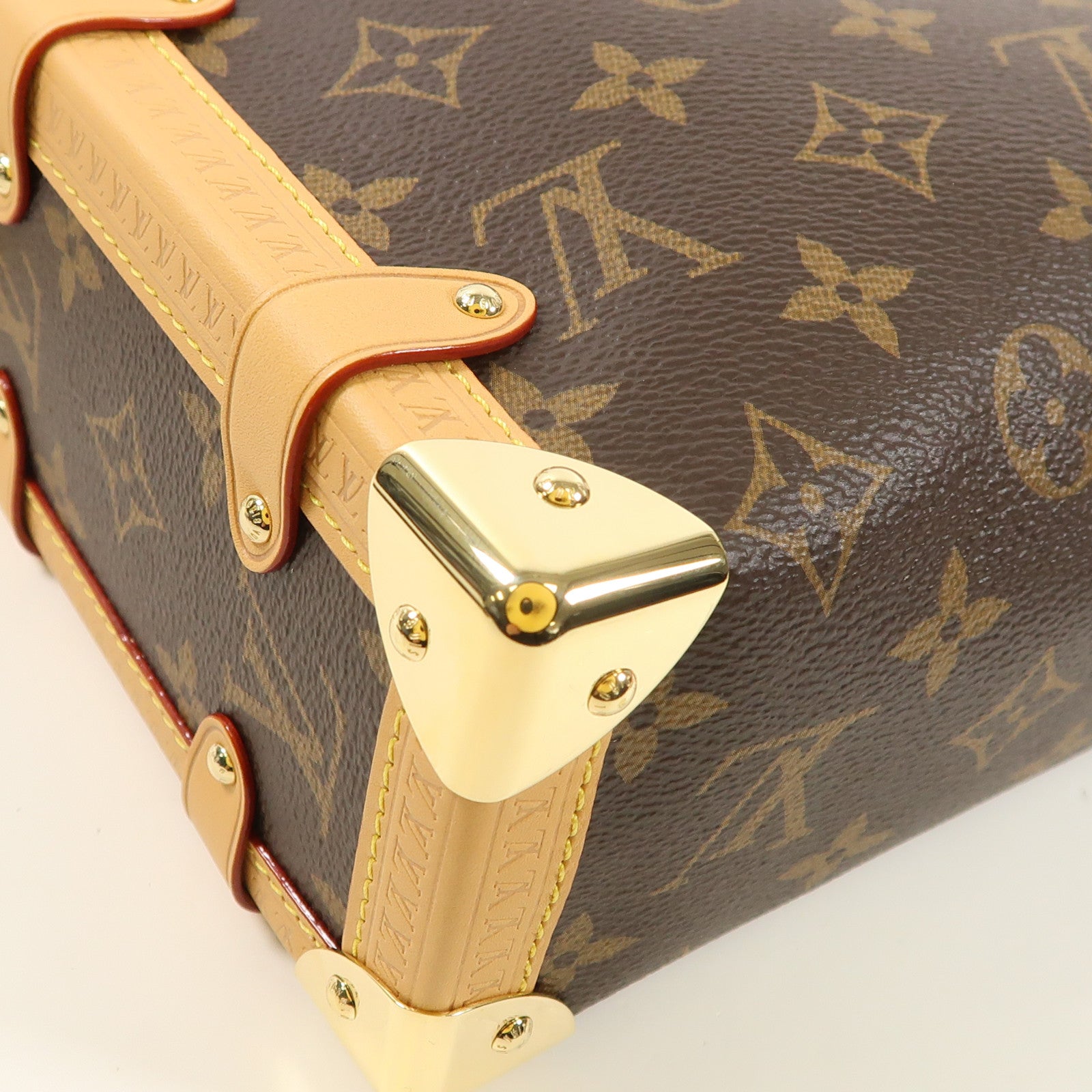 LOUIS VUITTON LV GHW Side Trunk Crossbody Shoulder Bag M46358 Monogram Brown