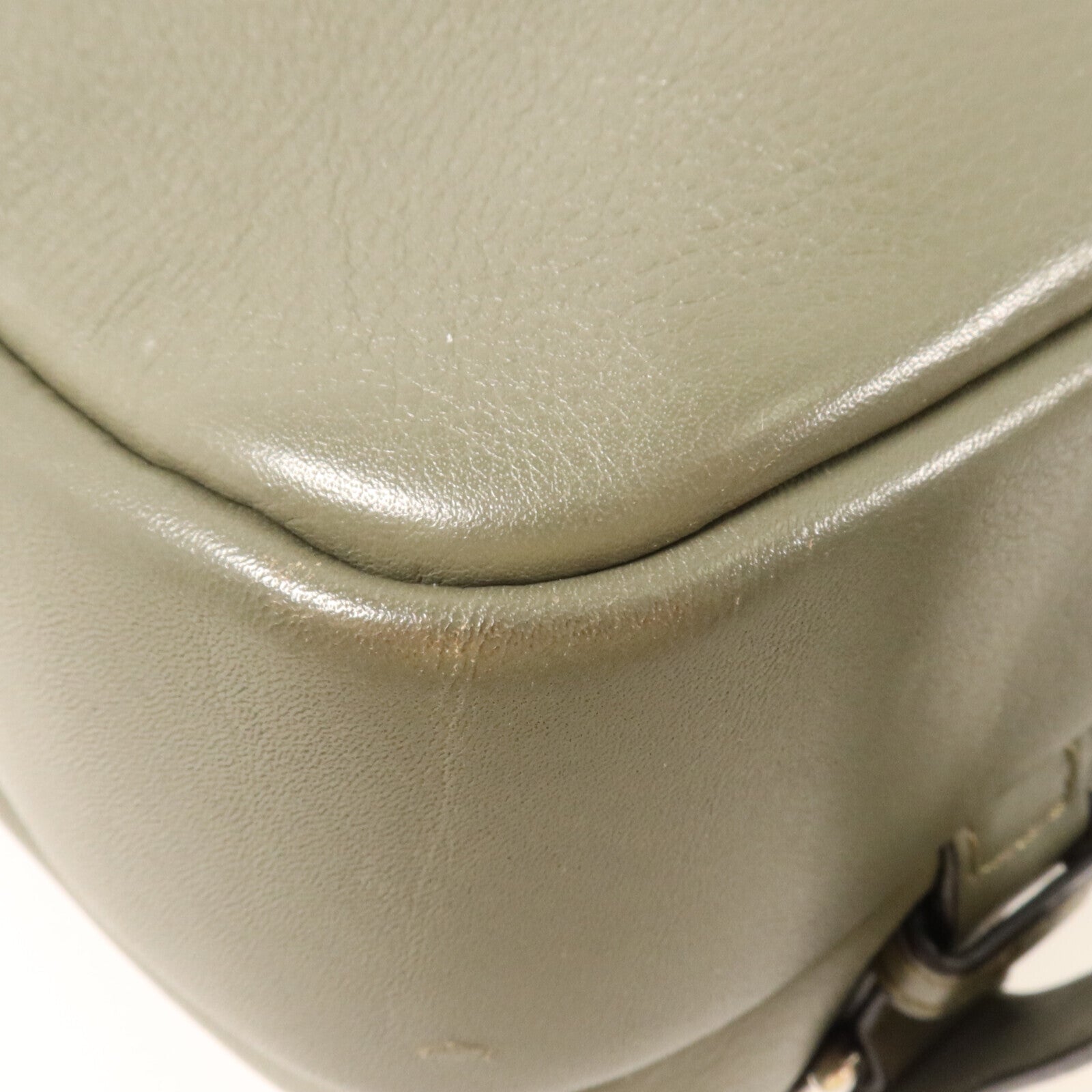 LOEWE 牛皮皮革Military XS銀扣肩背袋