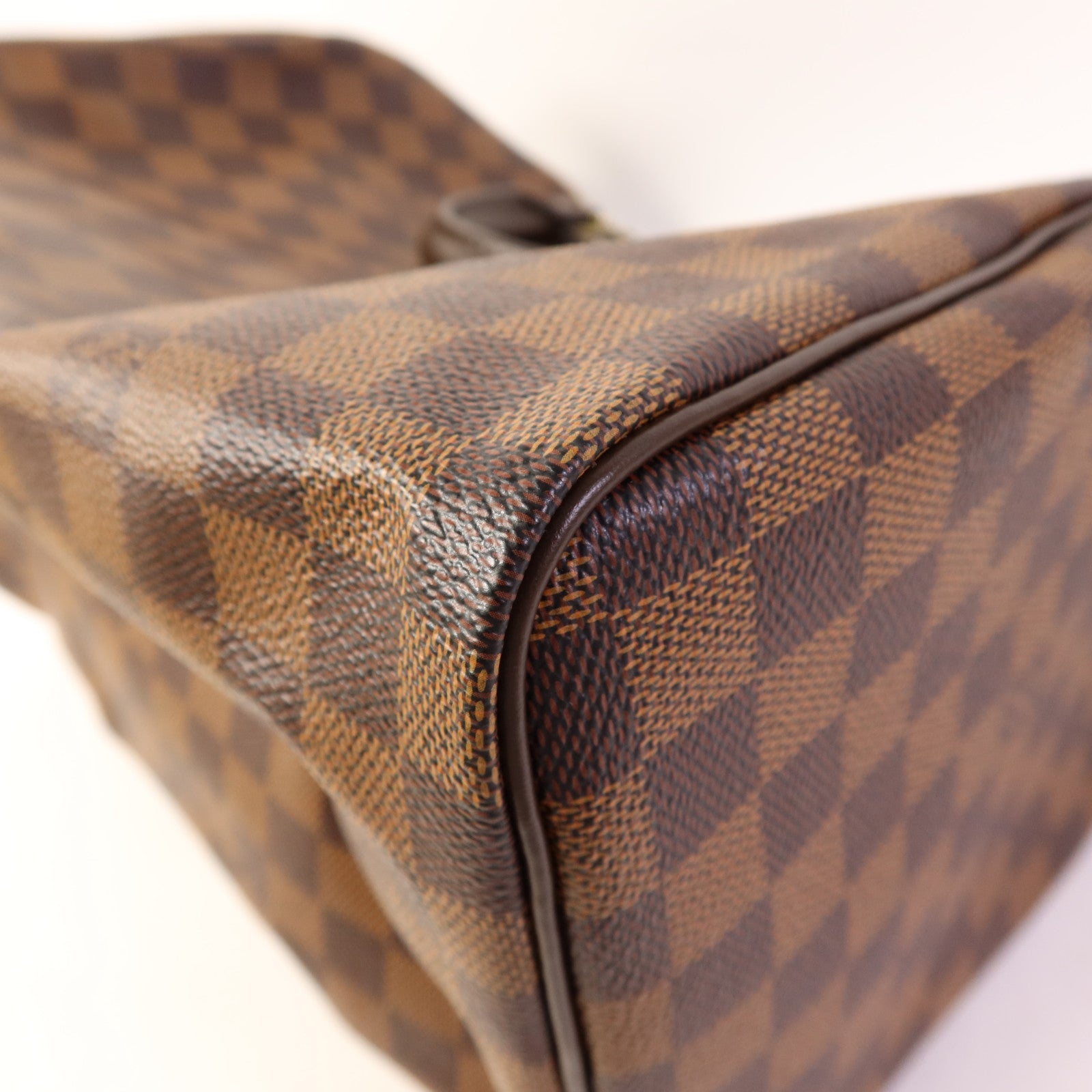 LOUIS VUITTON Damier Speedy 30金扣手挽袋