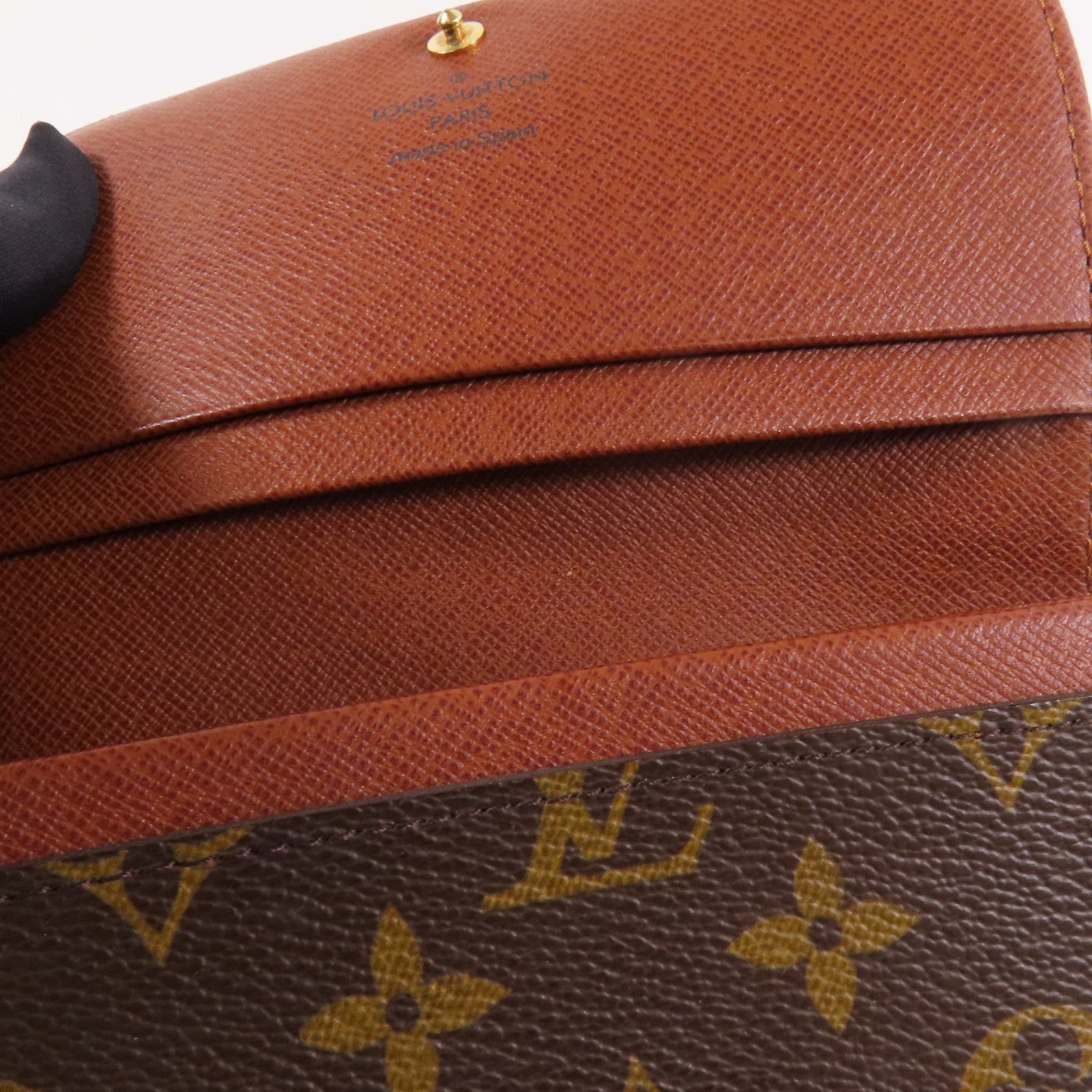 LOUIS VUITTON Monogram Porte Monnaie Wallet金扣短錢包