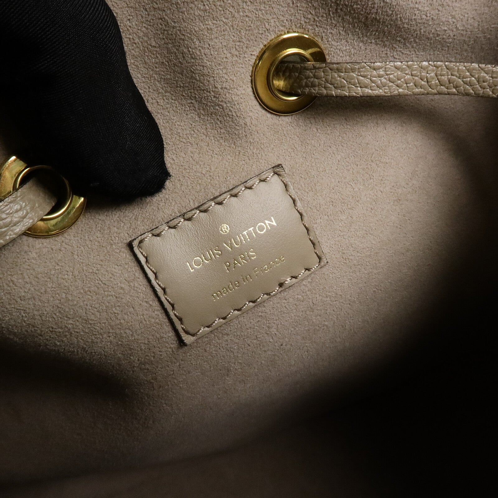 LOUIS VUITTON Monogram Empreinte Neo Noe MM金扣手挽肩背兩用袋