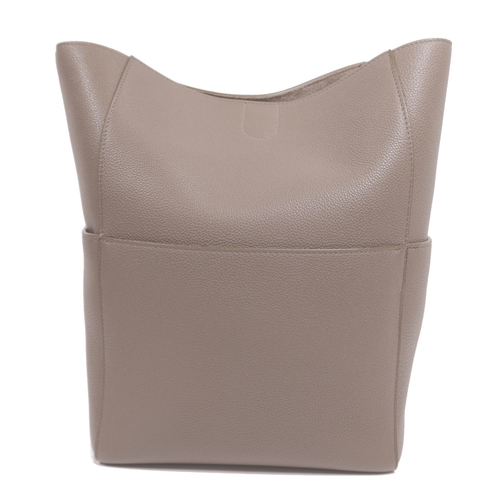 CELINE 牛皮皮革Sangle Bucket金扣肩背袋