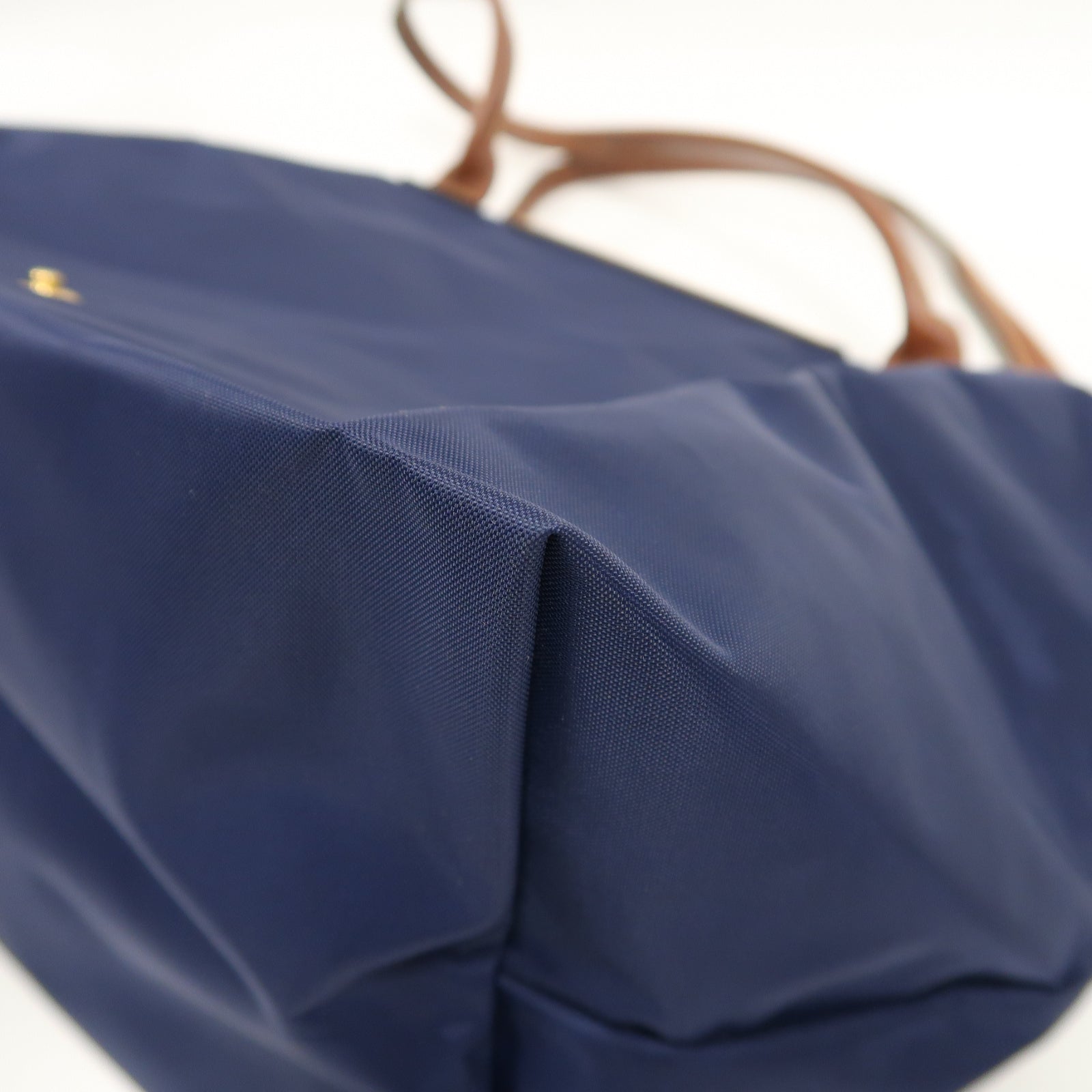 Longchamp 尼龍Shoulder Bag金扣肩背袋藍色
