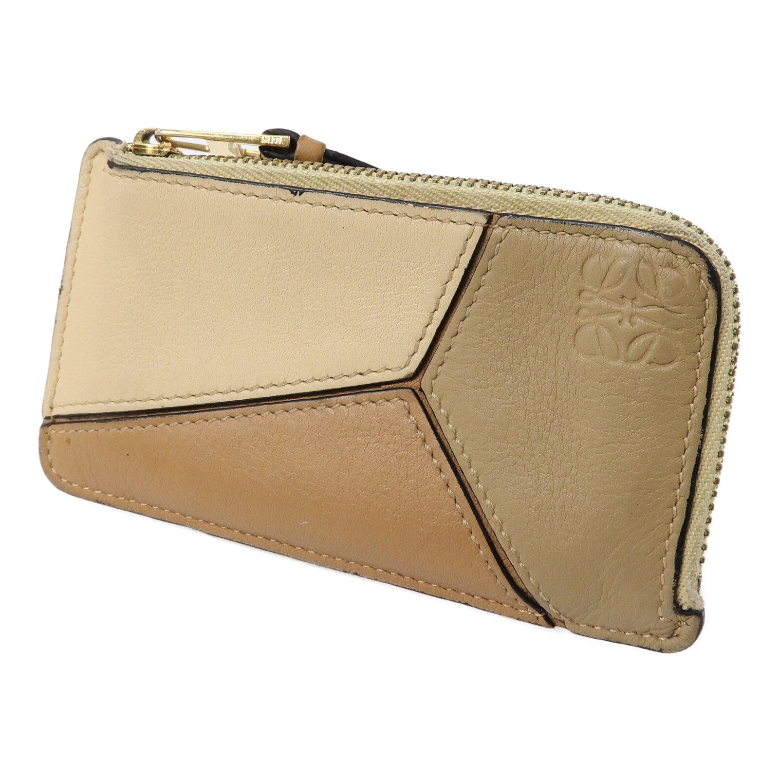 LOEWE 牛皮皮革Puzzle Coin Card Holder卡片套