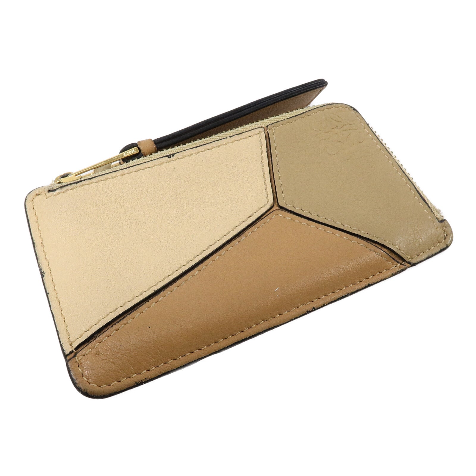 LOEWE 牛皮皮革Puzzle Coin Card Holder卡片套