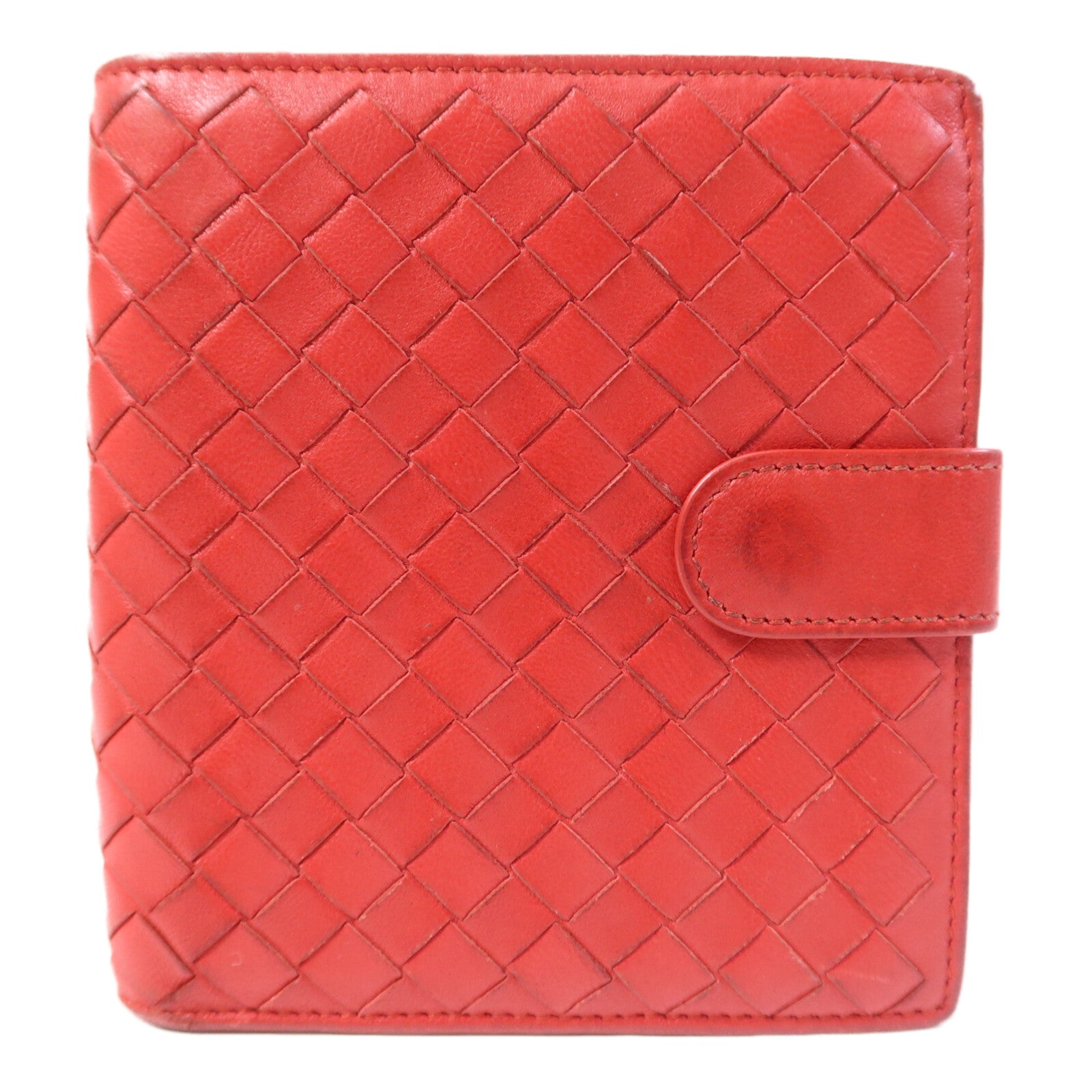 BOTTEGA VENETA 【激減優惠】皮革Bi-fold Wallet金扣錢包