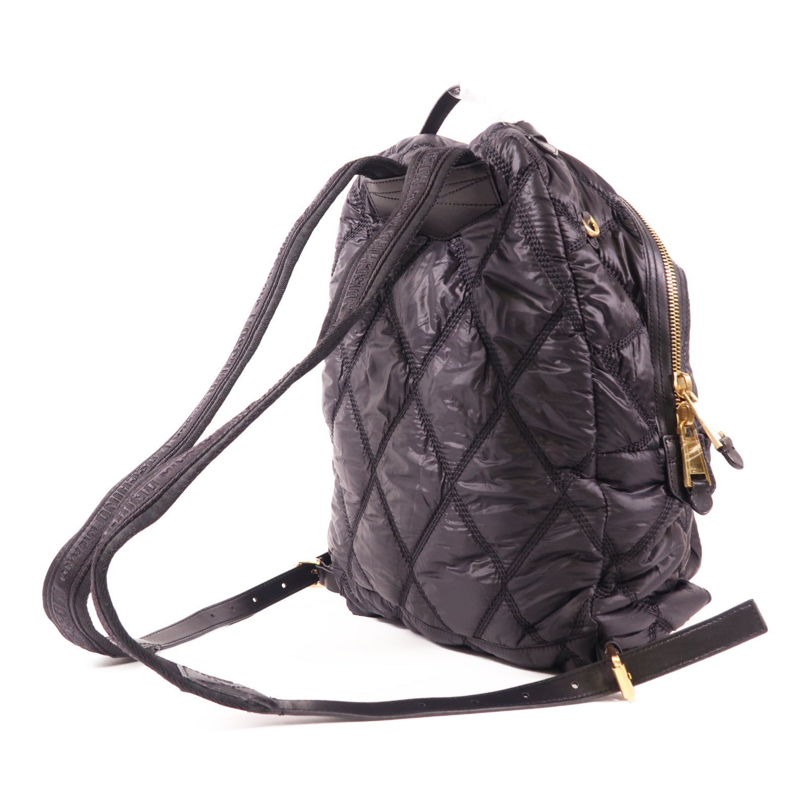 MOSCHINO 尼龍Backpack金扣背包