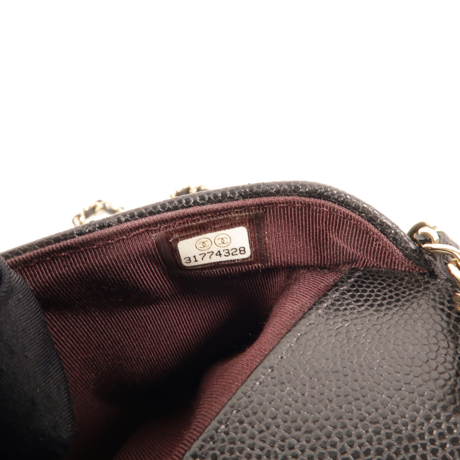 CHANEL 牛皮皮革Glasses Case With Chain肩背袋