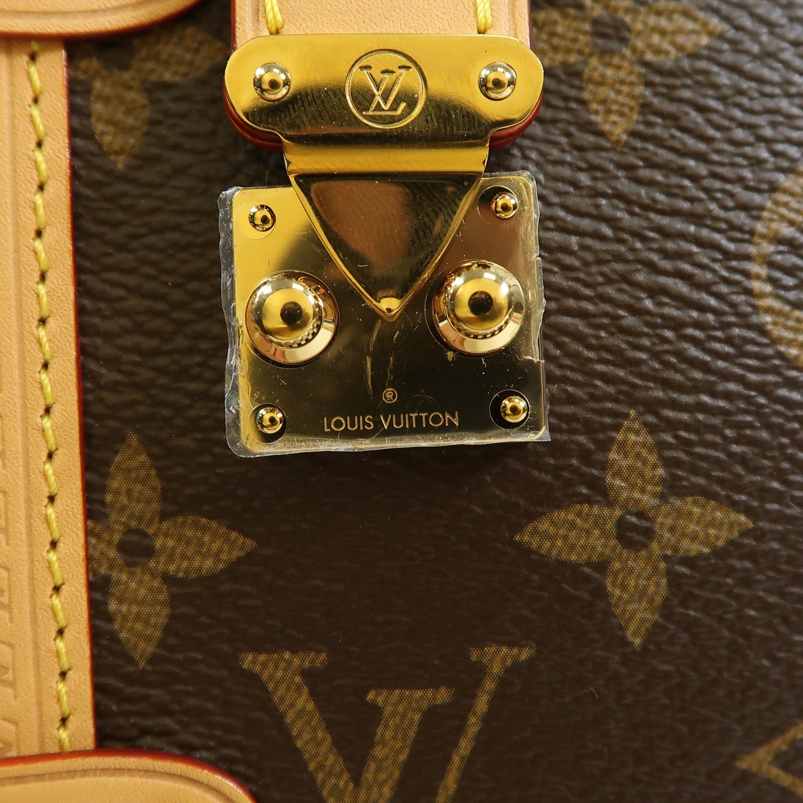 LOUIS VUITTON LV GHW Side Trunk Crossbody Shoulder Bag M46358 Monogram Brown