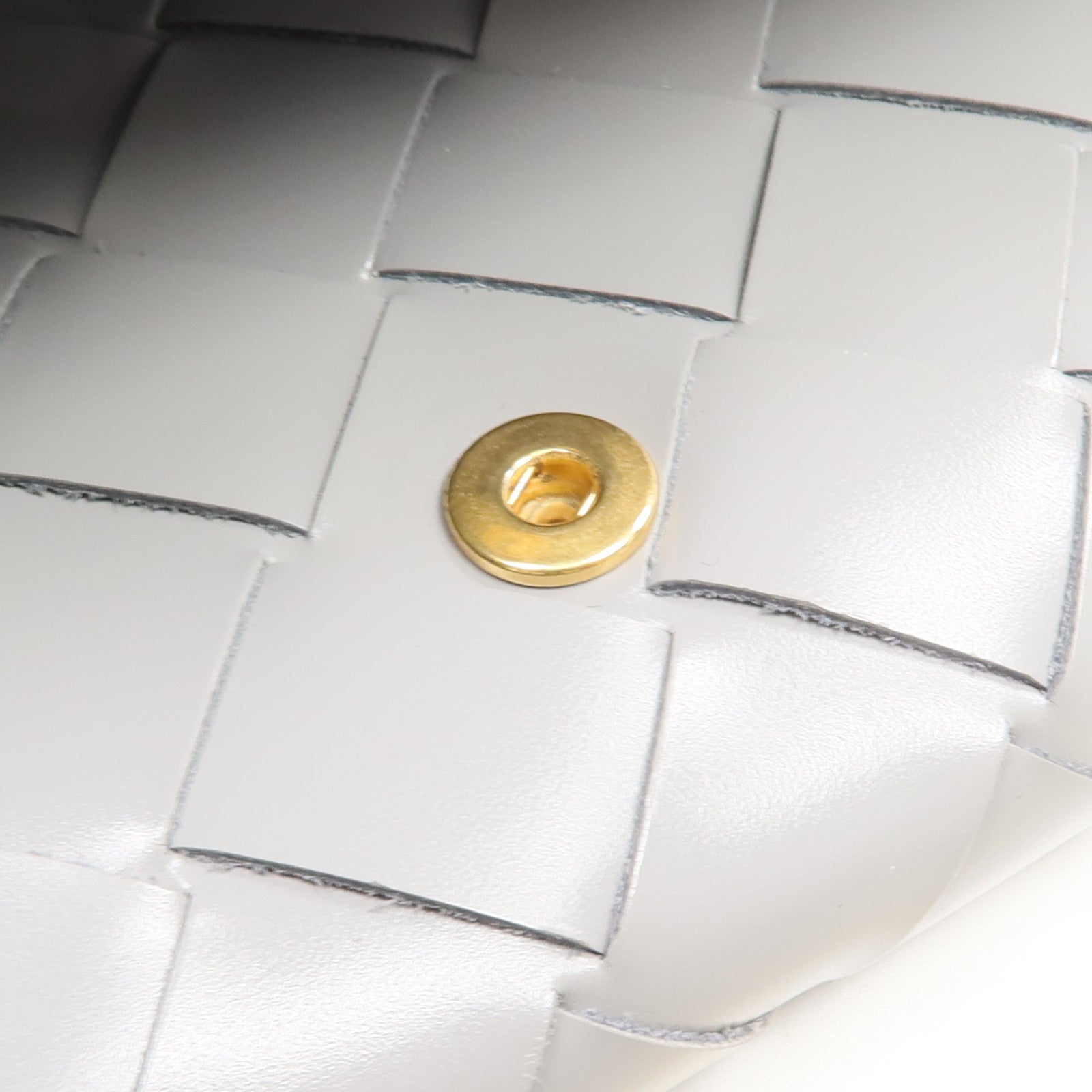 BOTTEGA VENETA 【激減優惠】織紋皮革Long Wallet金扣長錢包