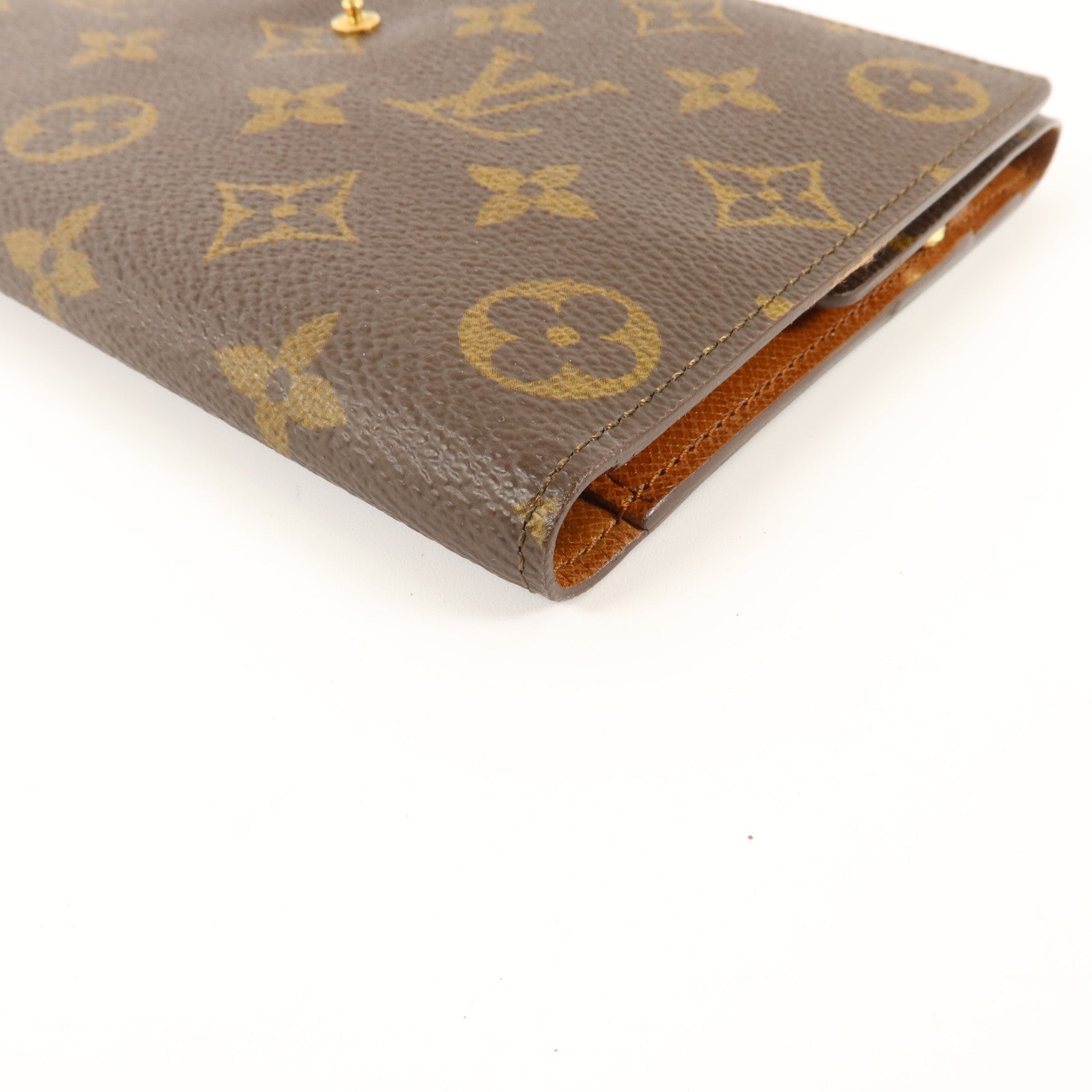 LOUIS VUITTON Monogram Pochette Passport金扣長錢包