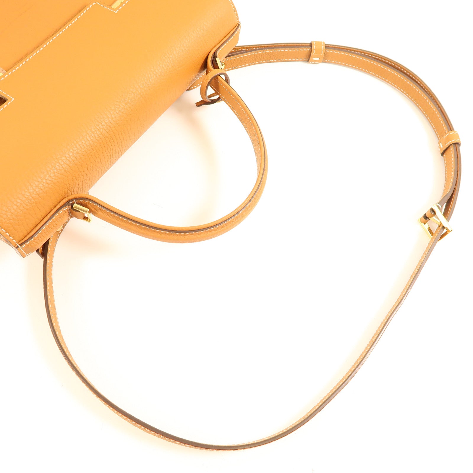 Delvaux 牛皮皮革Brillant MM金扣手挽肩背兩用袋