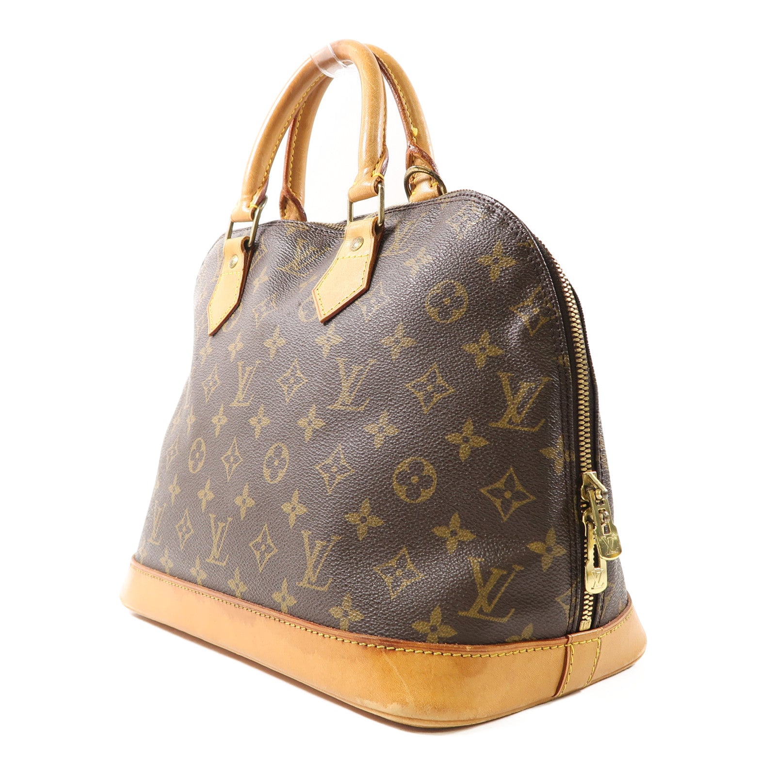 LOUIS VUITTON 【激減優惠】Monogram Alma金扣手挽袋啡色