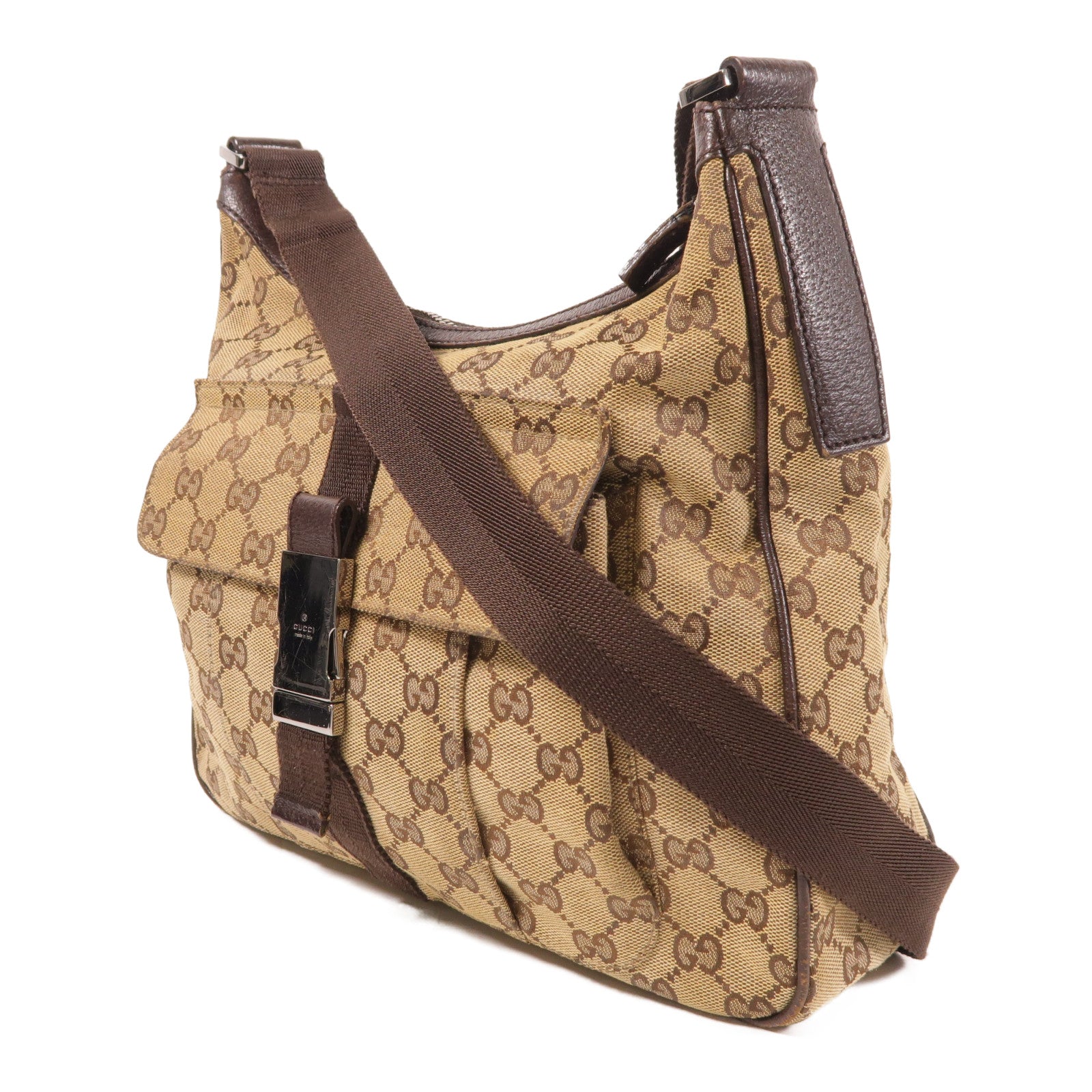 GUCCI 帆布Shoulder Bag肩背袋