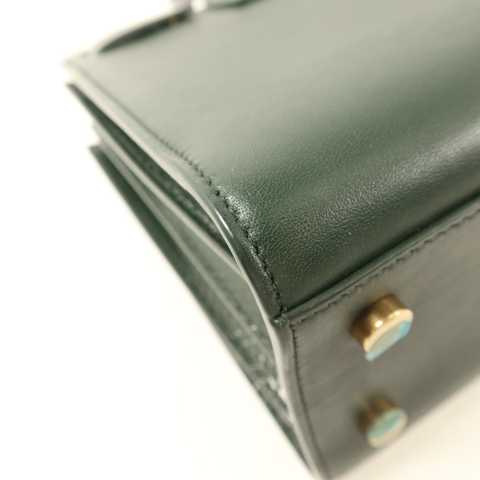 SAINT LAURENT 牛皮皮革/蛇皮皮革Sac de Jour金扣手挽肩背兩用袋