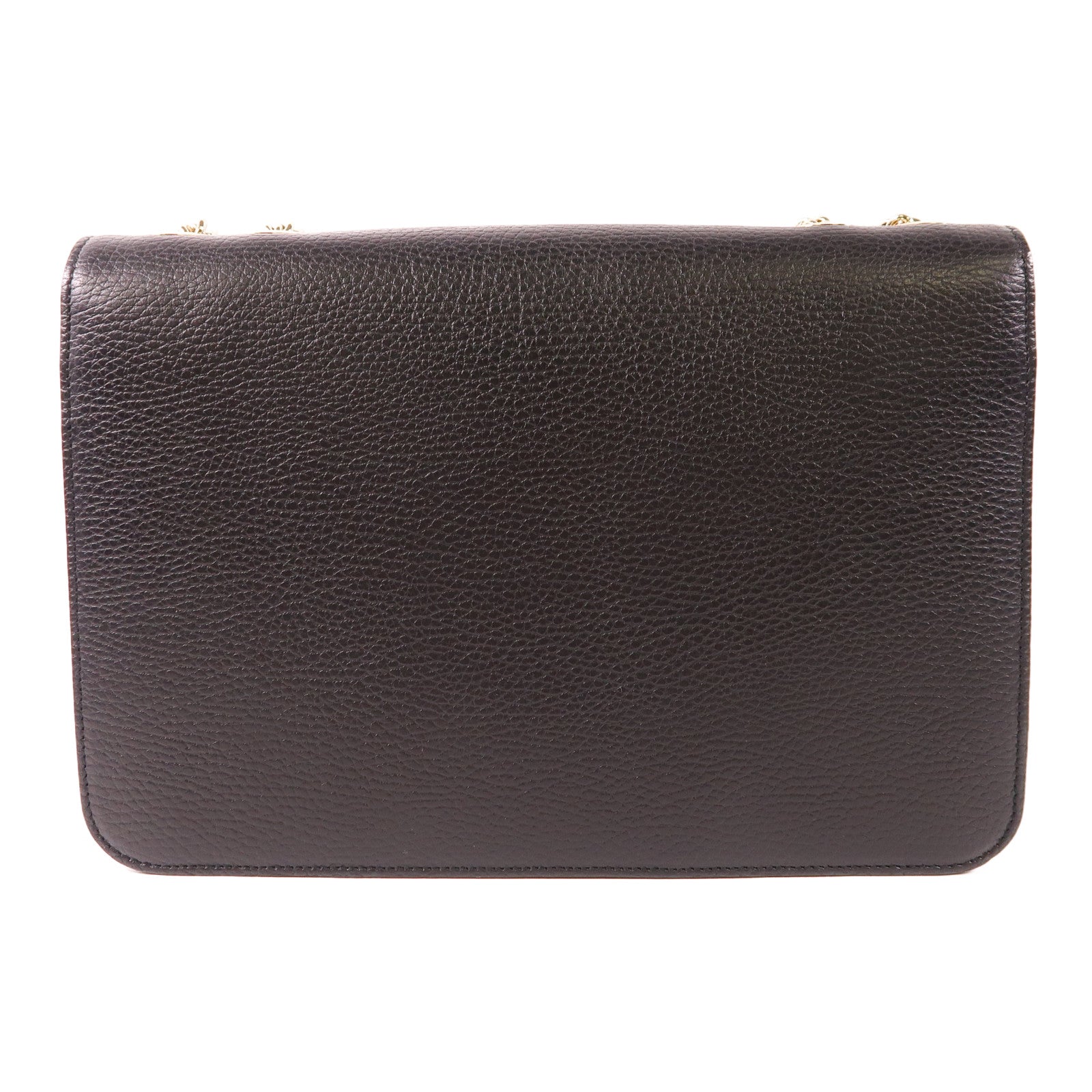 GUCCI 牛皮皮革Chain Shoulder金扣鏈帶肩背袋