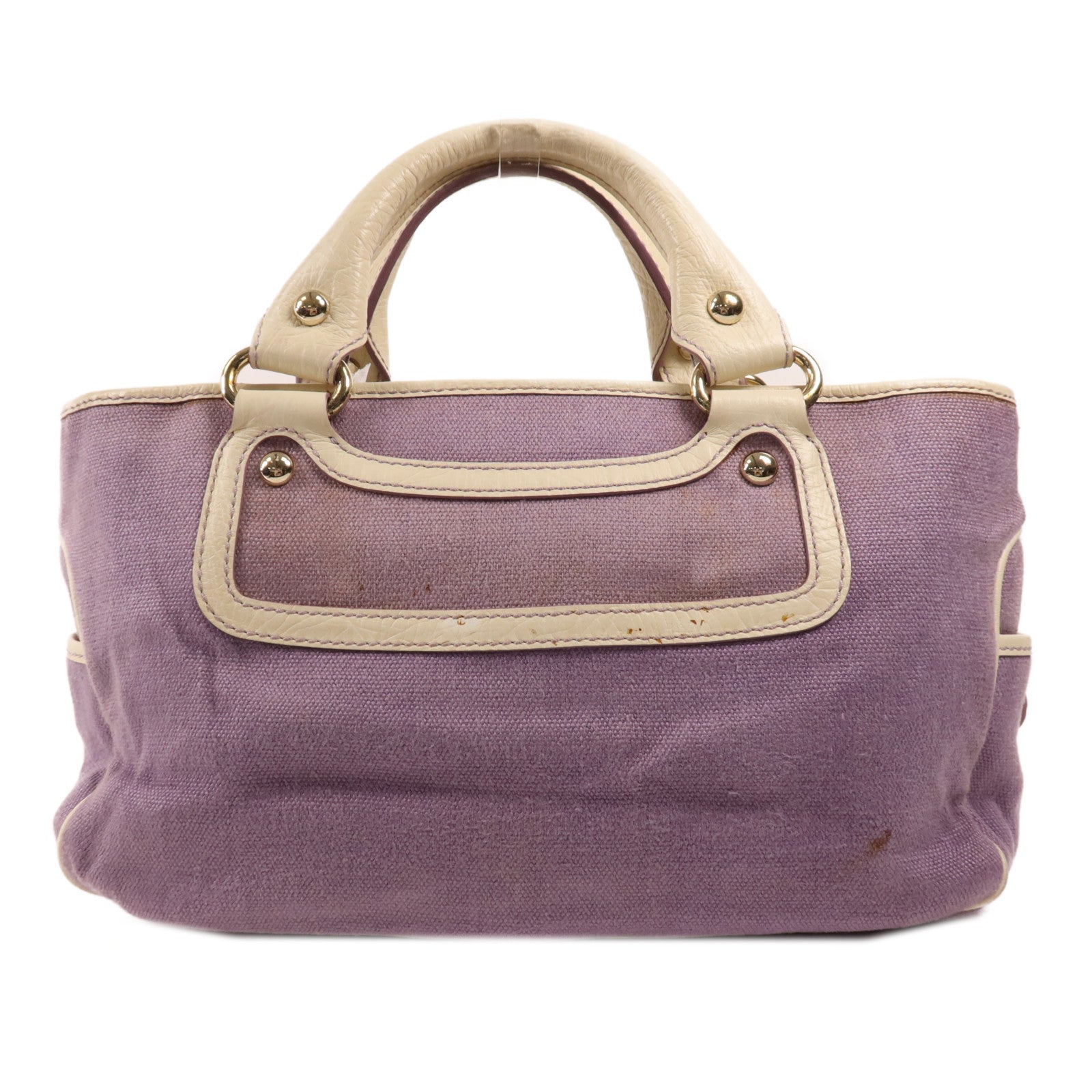 CELINE 帆布Hand Bag金扣手挽袋