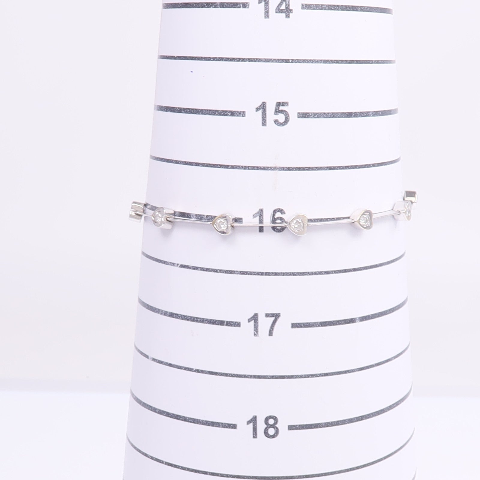 JEWELRY 【激減優惠】18K白金Diamond Bracelet鑽石手鏈