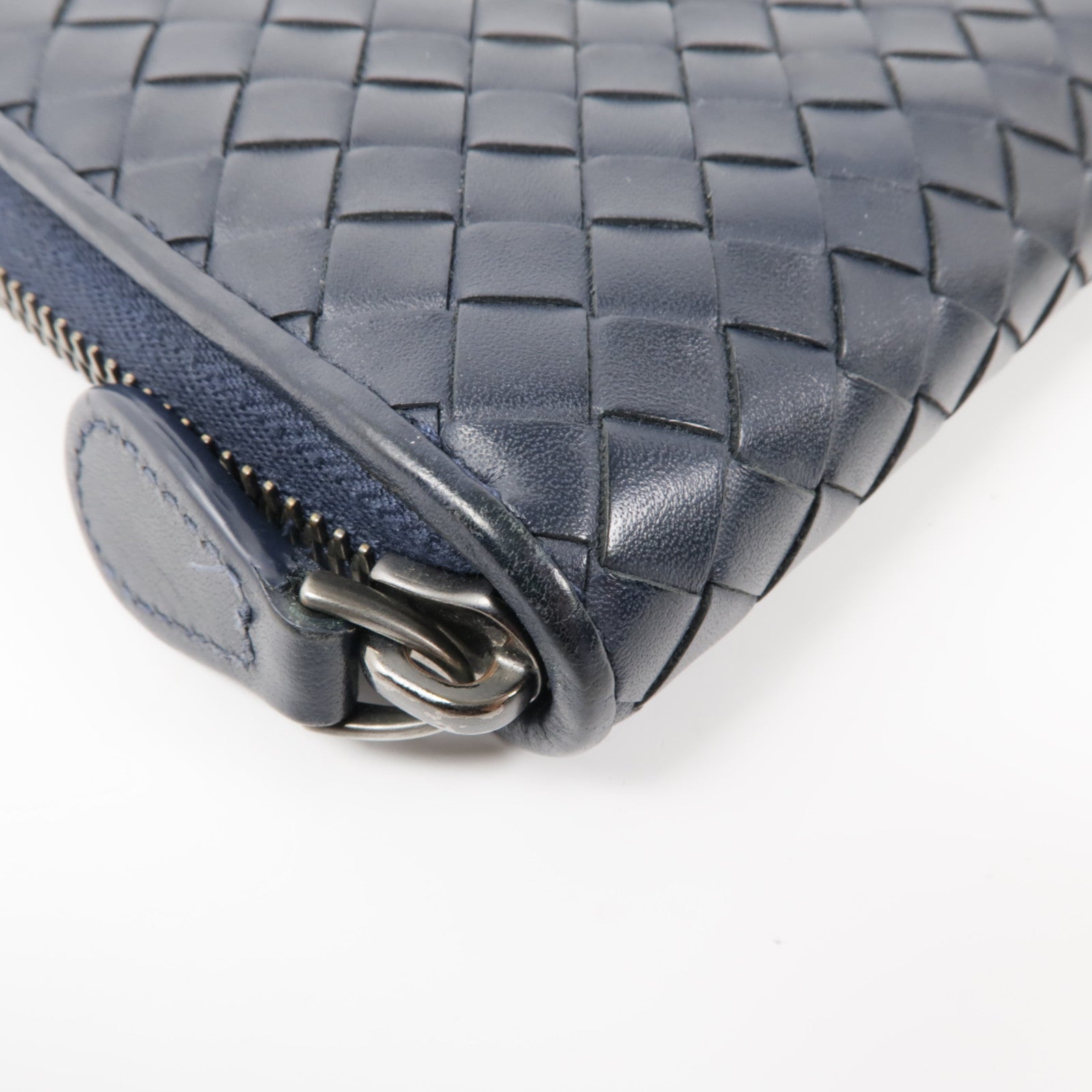 BOTTEGA VENETA 織紋皮革Zipped Long Wallet長錢包